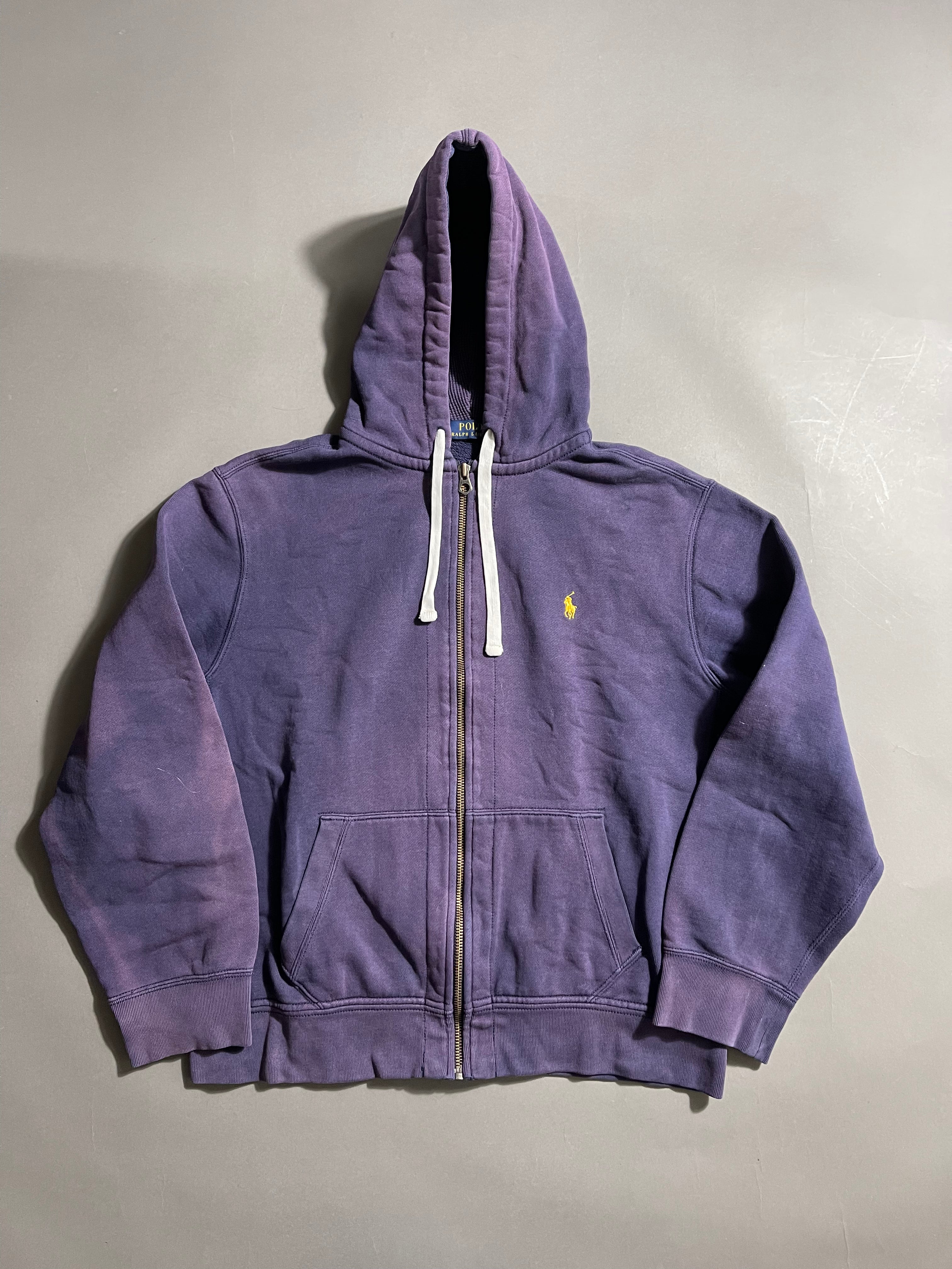 Polo Ralph Lauren Vintage Y2K Zip Hoodie L Mens