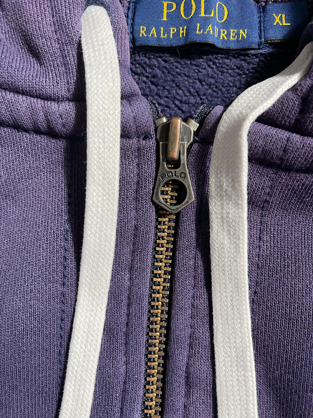 Polo Ralph Lauren Vintage Y2K Zip Hoodie L Mens