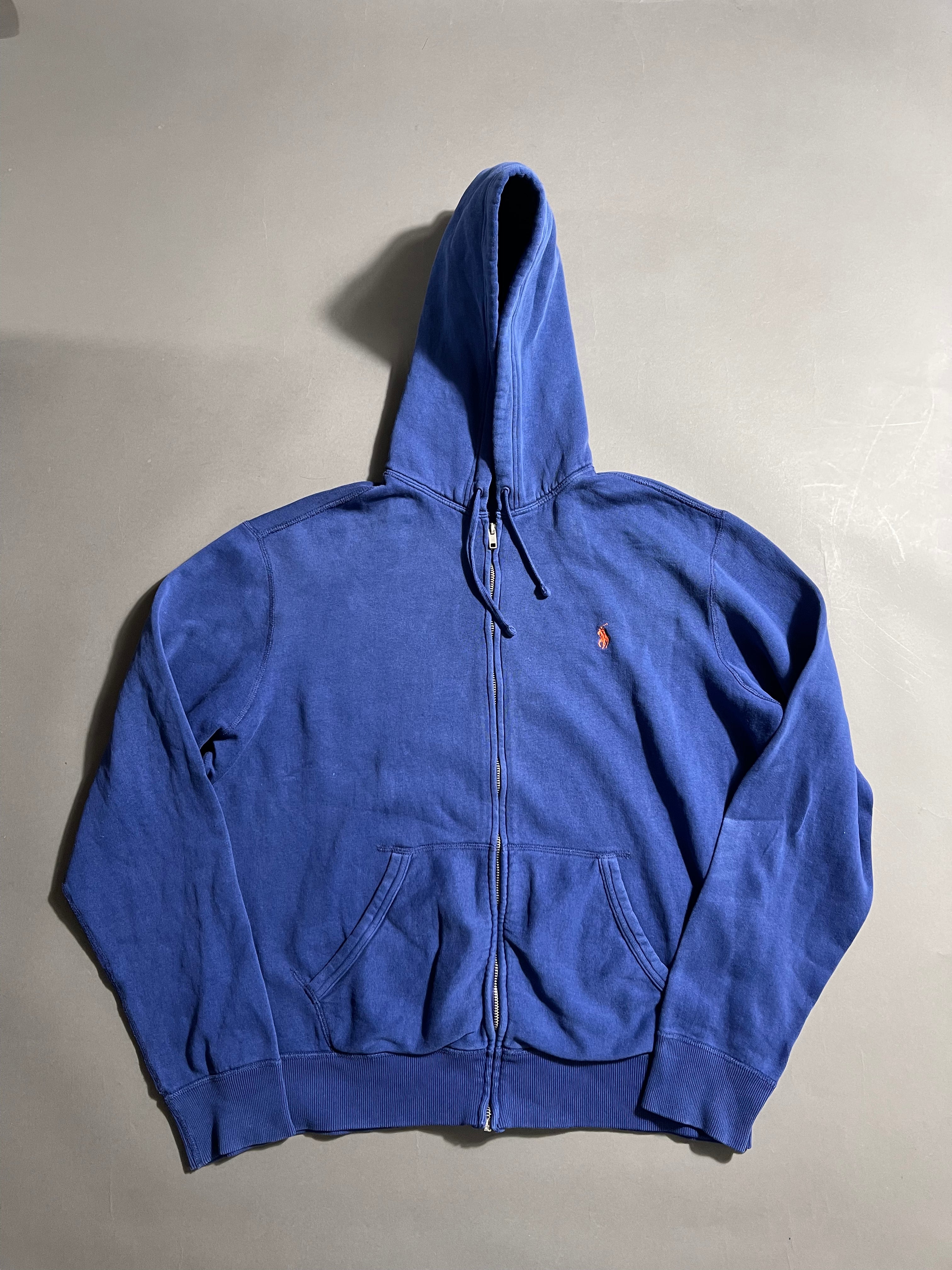 Polo Ralph Lauren Vintage Y2K Zip Hoodie L Mens