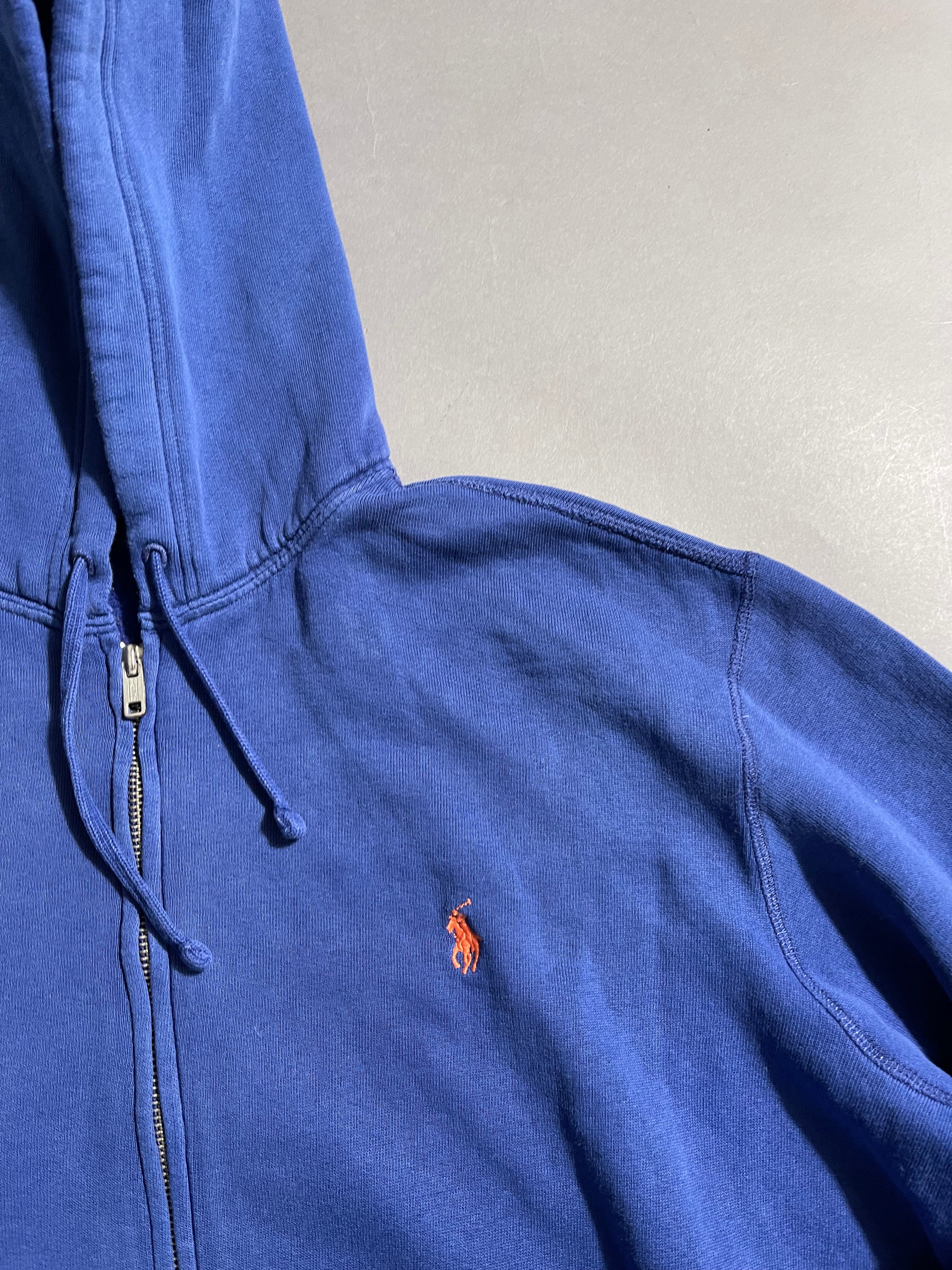 Polo Ralph Lauren Vintage Y2K Zip Hoodie L Mens