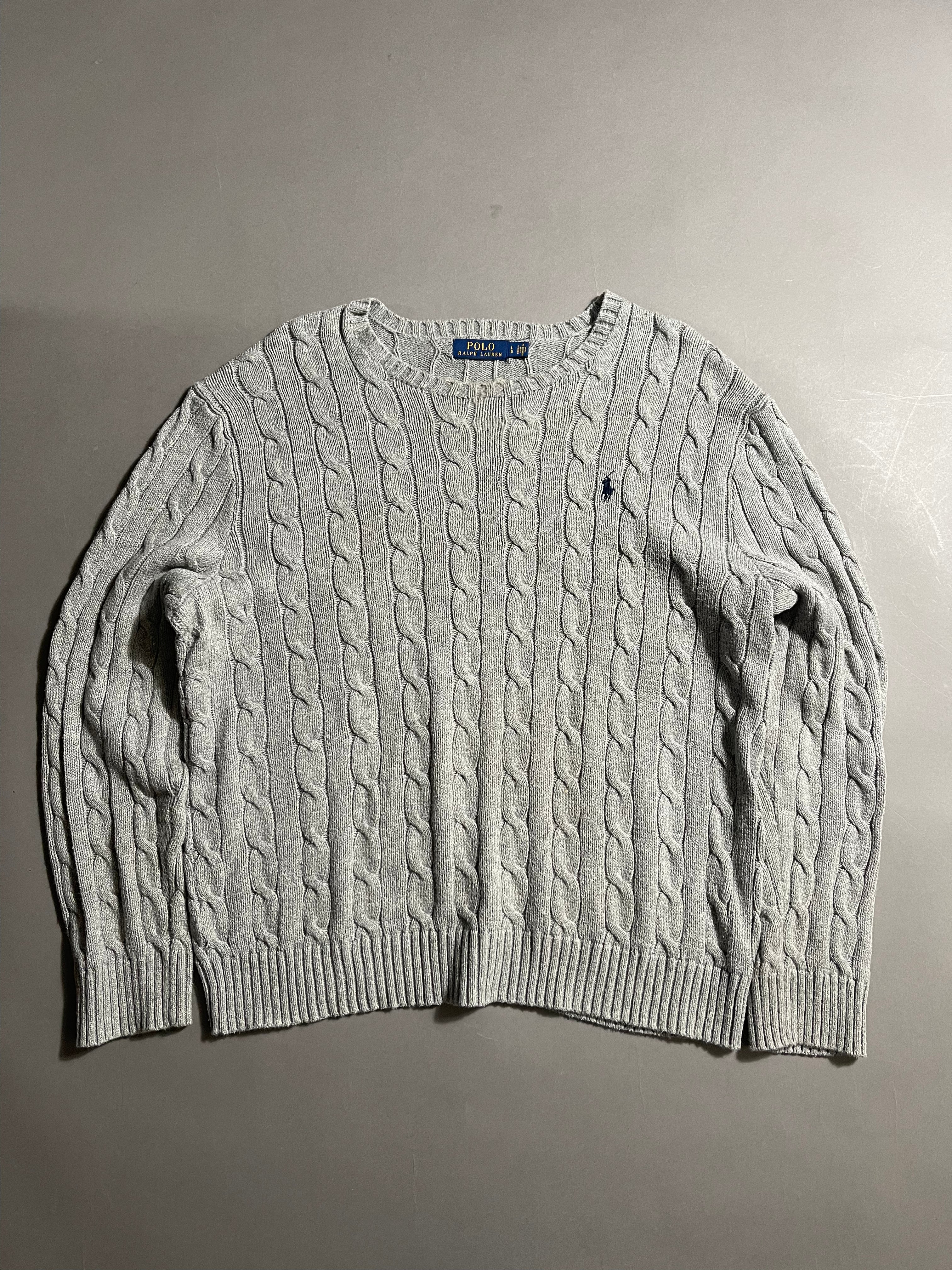 Polo Ralph Lauren Vintage Y2K Sweatshirt Knit L Mens