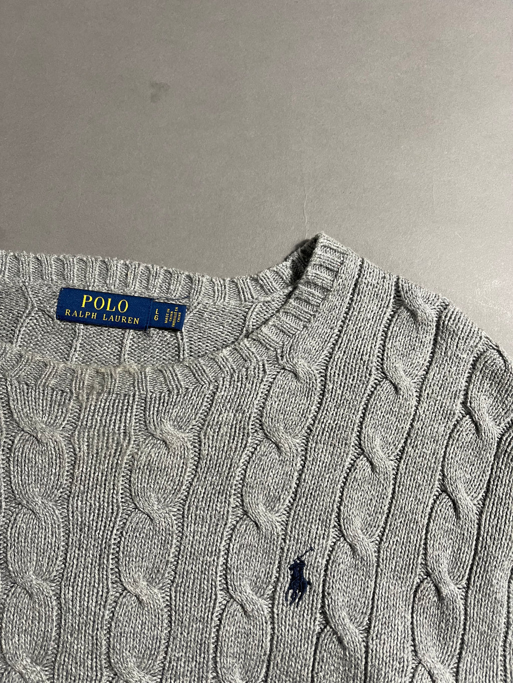 Polo Ralph Lauren Vintage Y2K Sweatshirt Knit L Mens