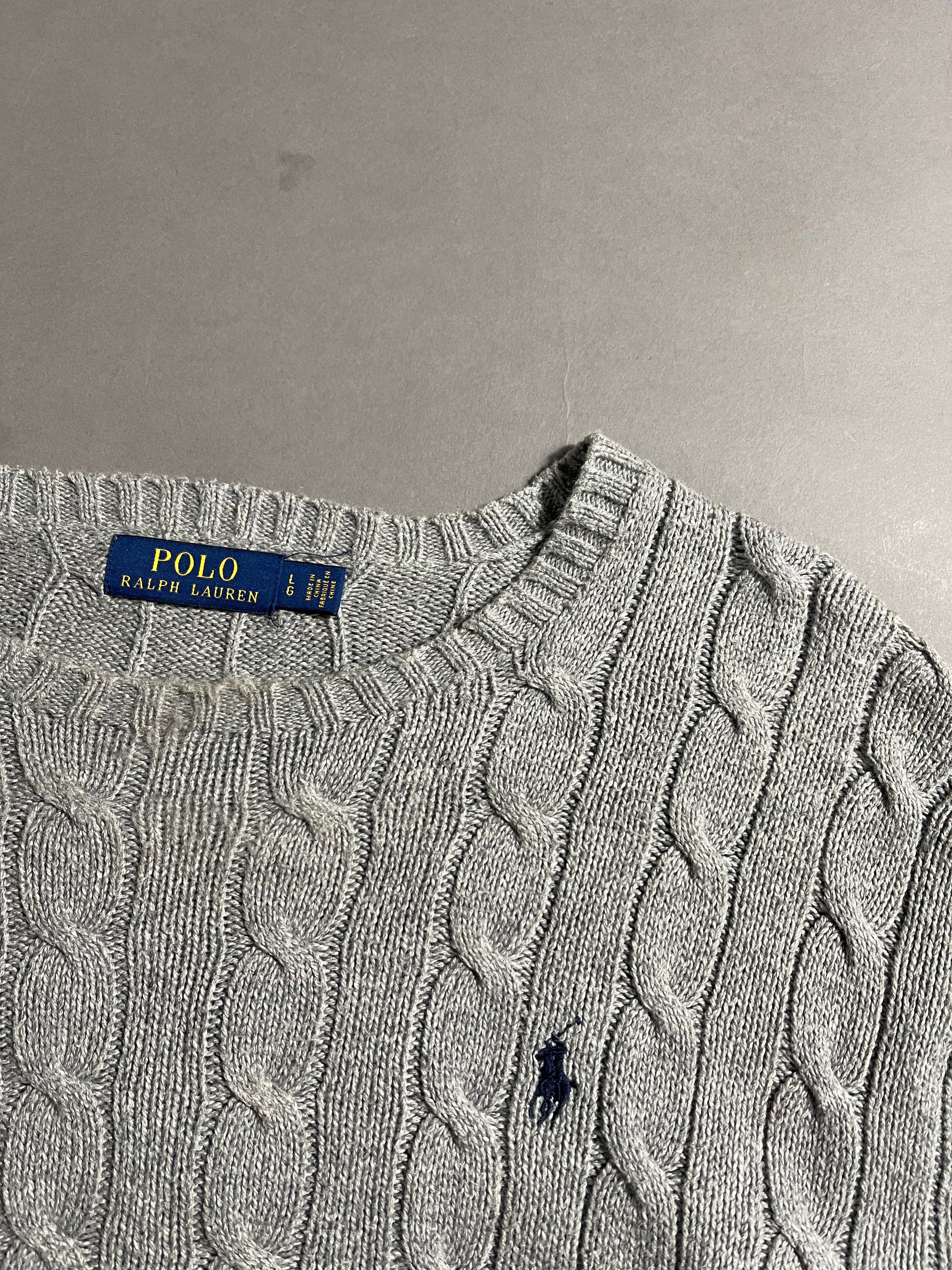 Polo Ralph Lauren Vintage Y2K Sweatshirt Knit L Mens