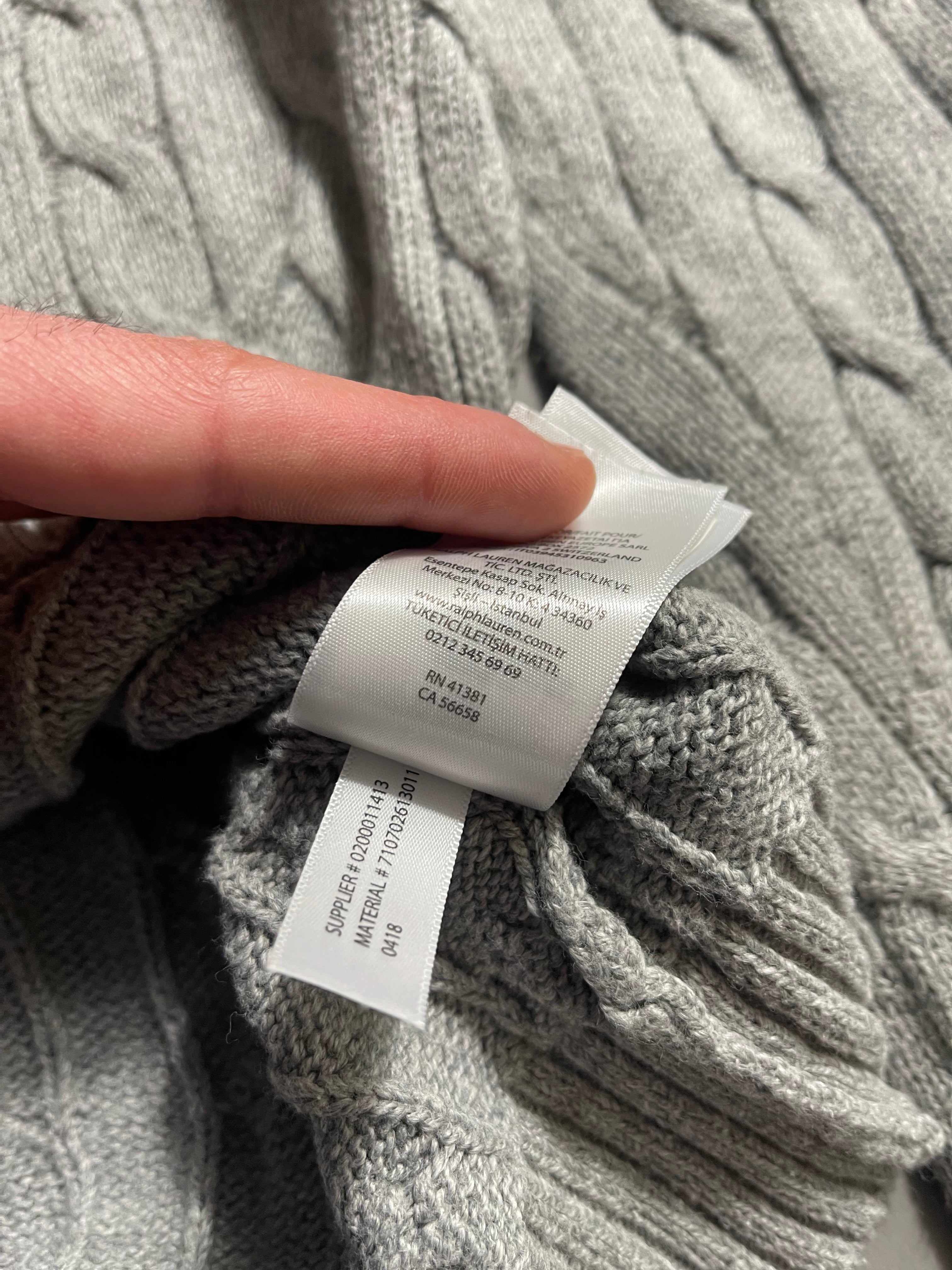 Polo Ralph Lauren Vintage Y2K Sweatshirt Knit L Mens