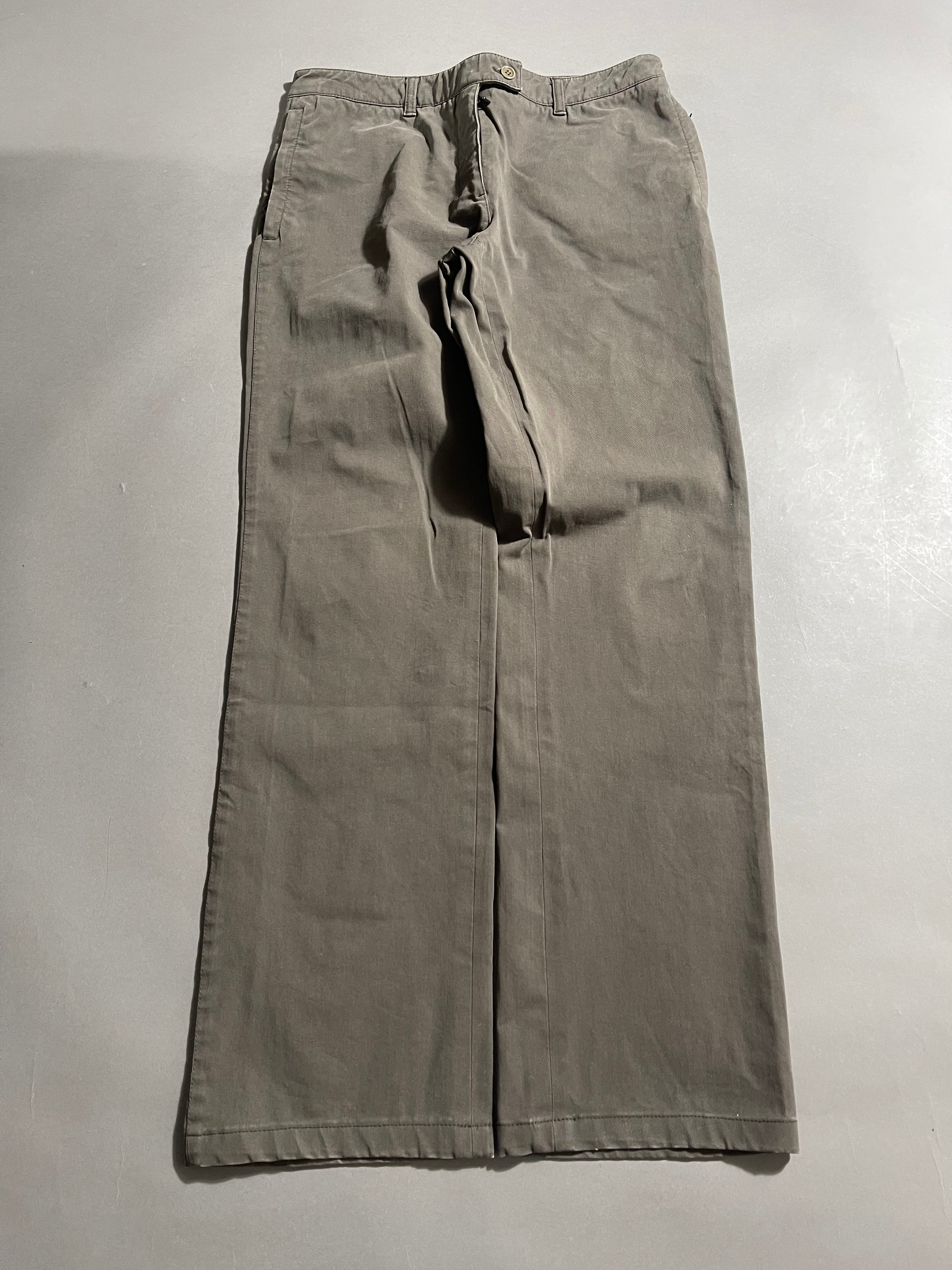 Prada Vintage Y2K Straight Leg Flared Jeans M Unisex M Womens Khaki