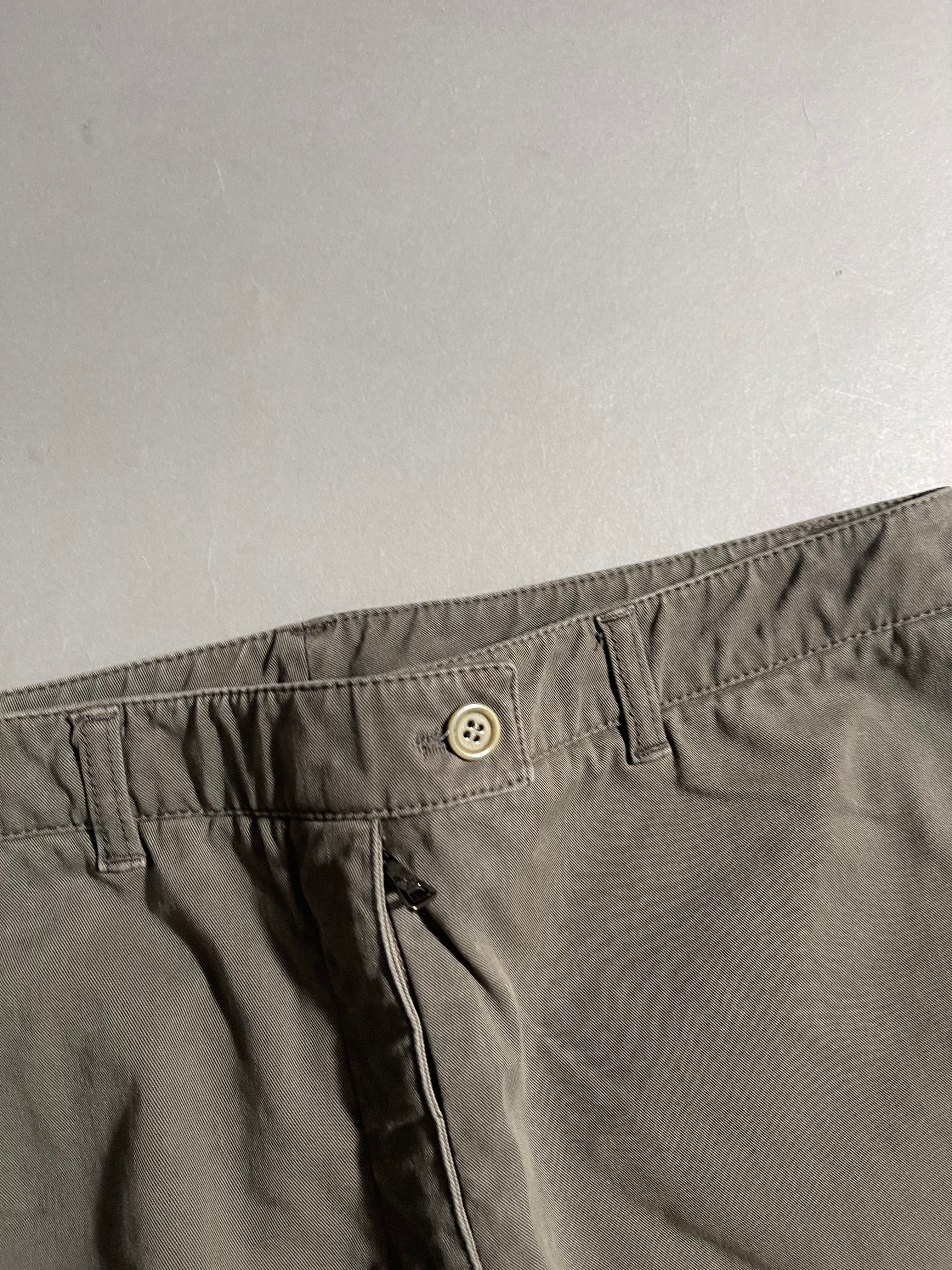 Prada Vintage Y2K Straight Leg Flared Jeans M Unisex M Womens Khaki