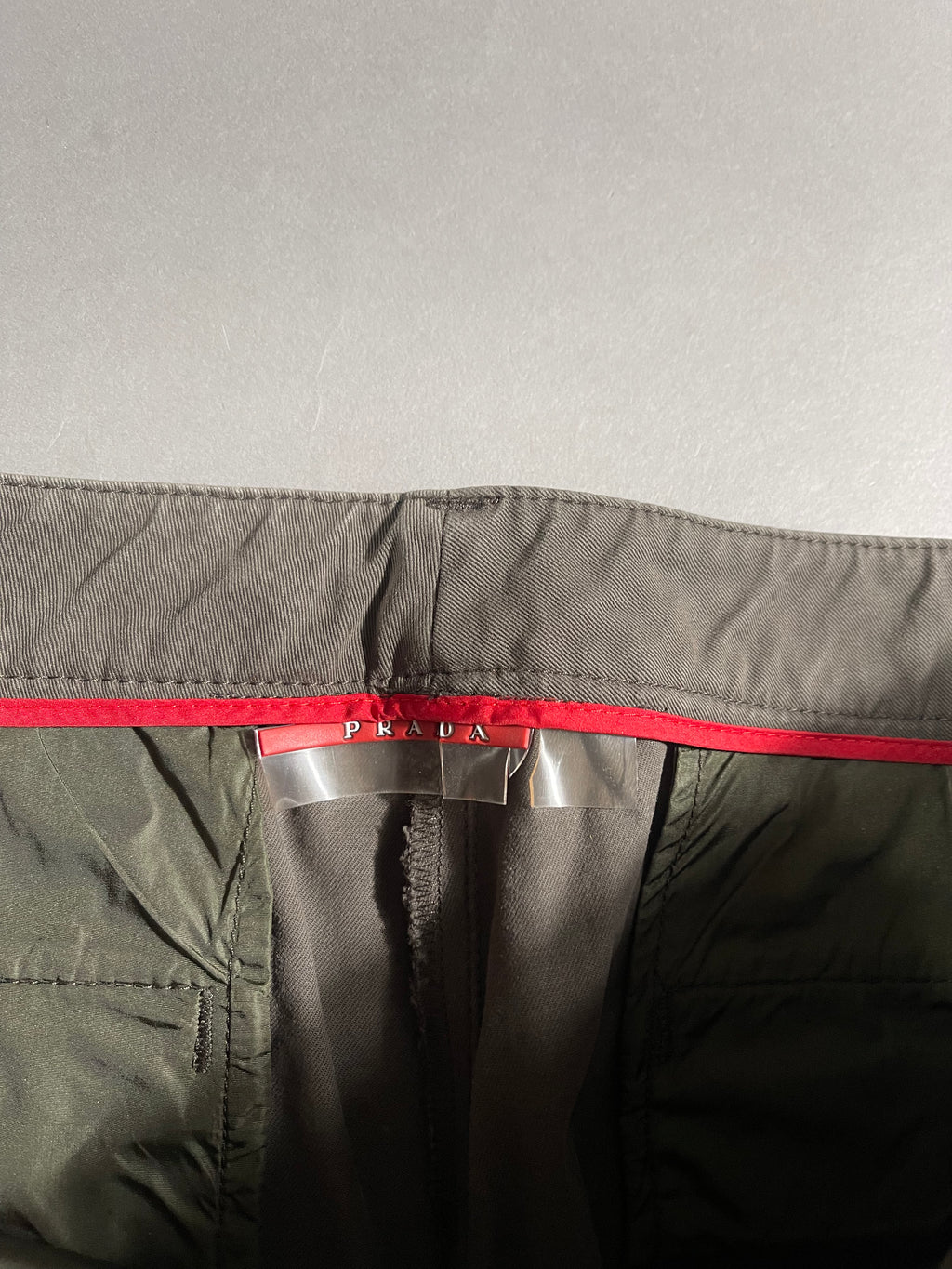 Prada Vintage Y2K Straight Leg Flared Jeans M Unisex M Womens Khaki