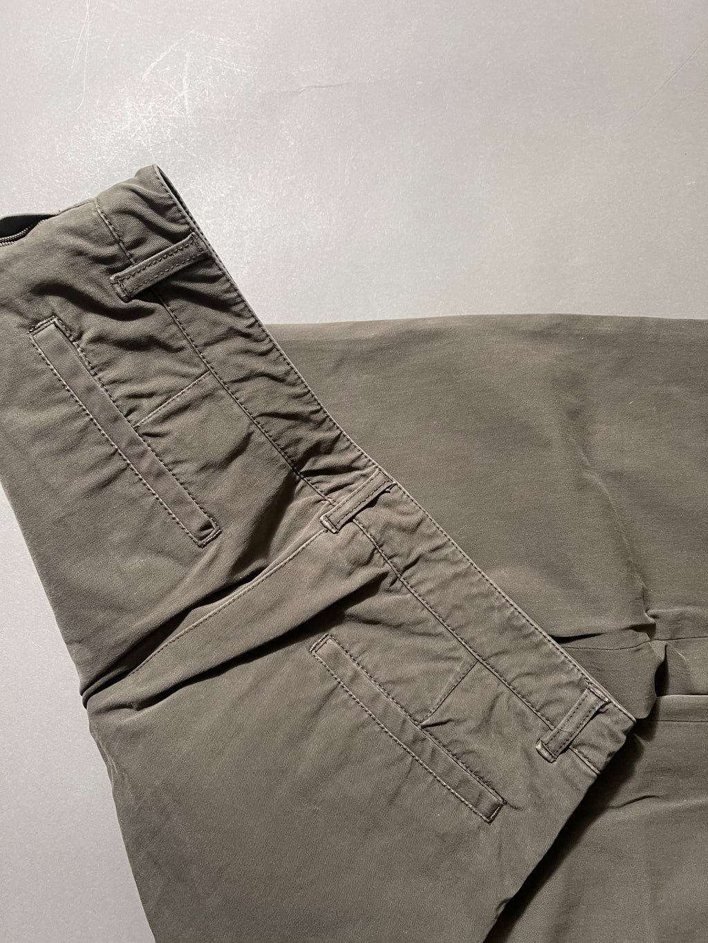 Prada Vintage Y2K Straight Leg Flared Jeans M Unisex M Womens Khaki