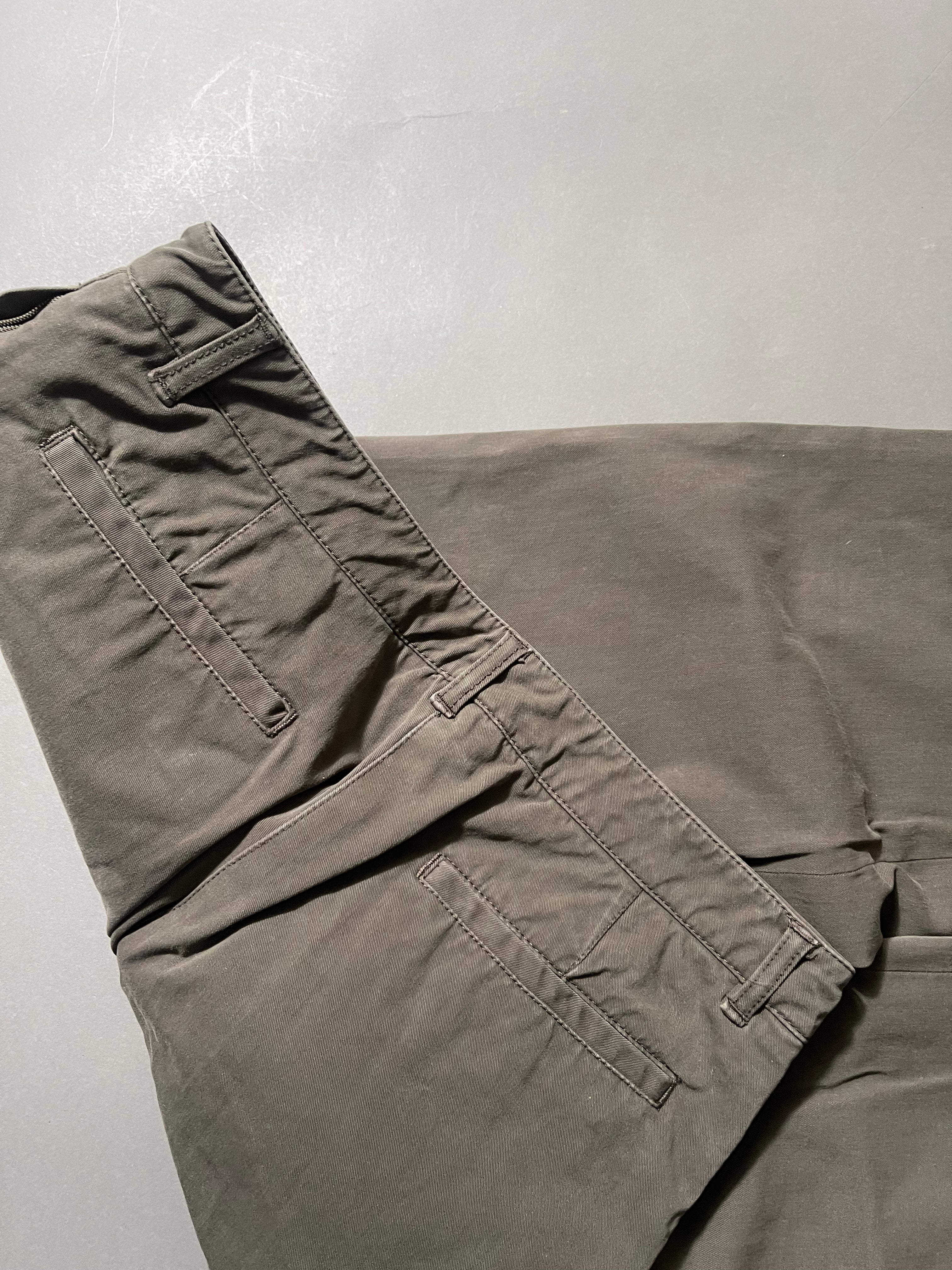 Prada Vintage Y2K Straight Leg Flared Jeans M Unisex M Womens Khaki