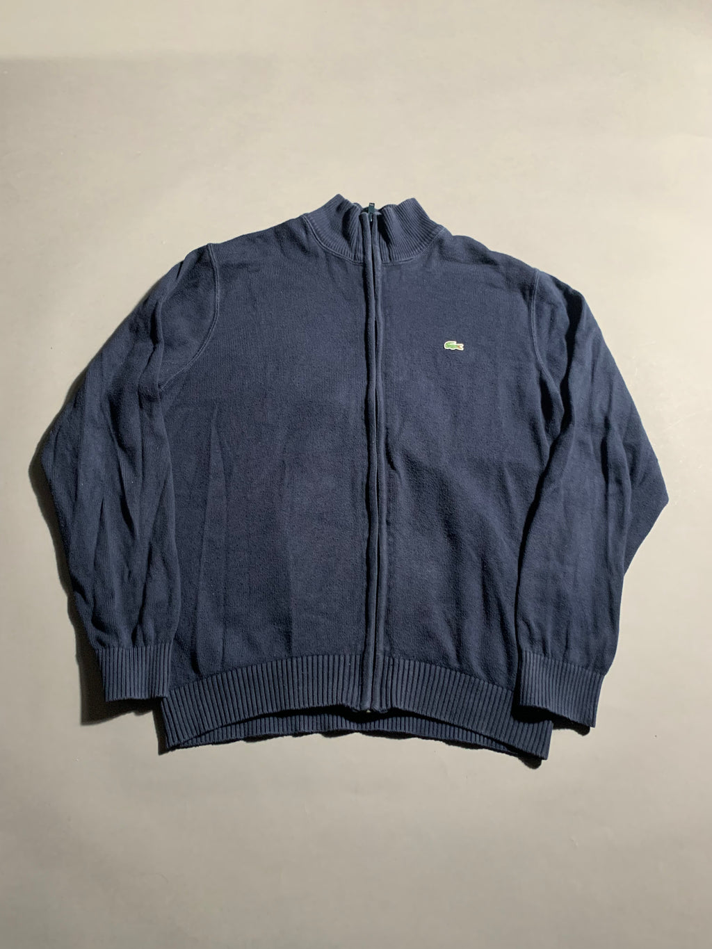 Lacoste Vintage Y2K Zip Sweat Jacket M Mens