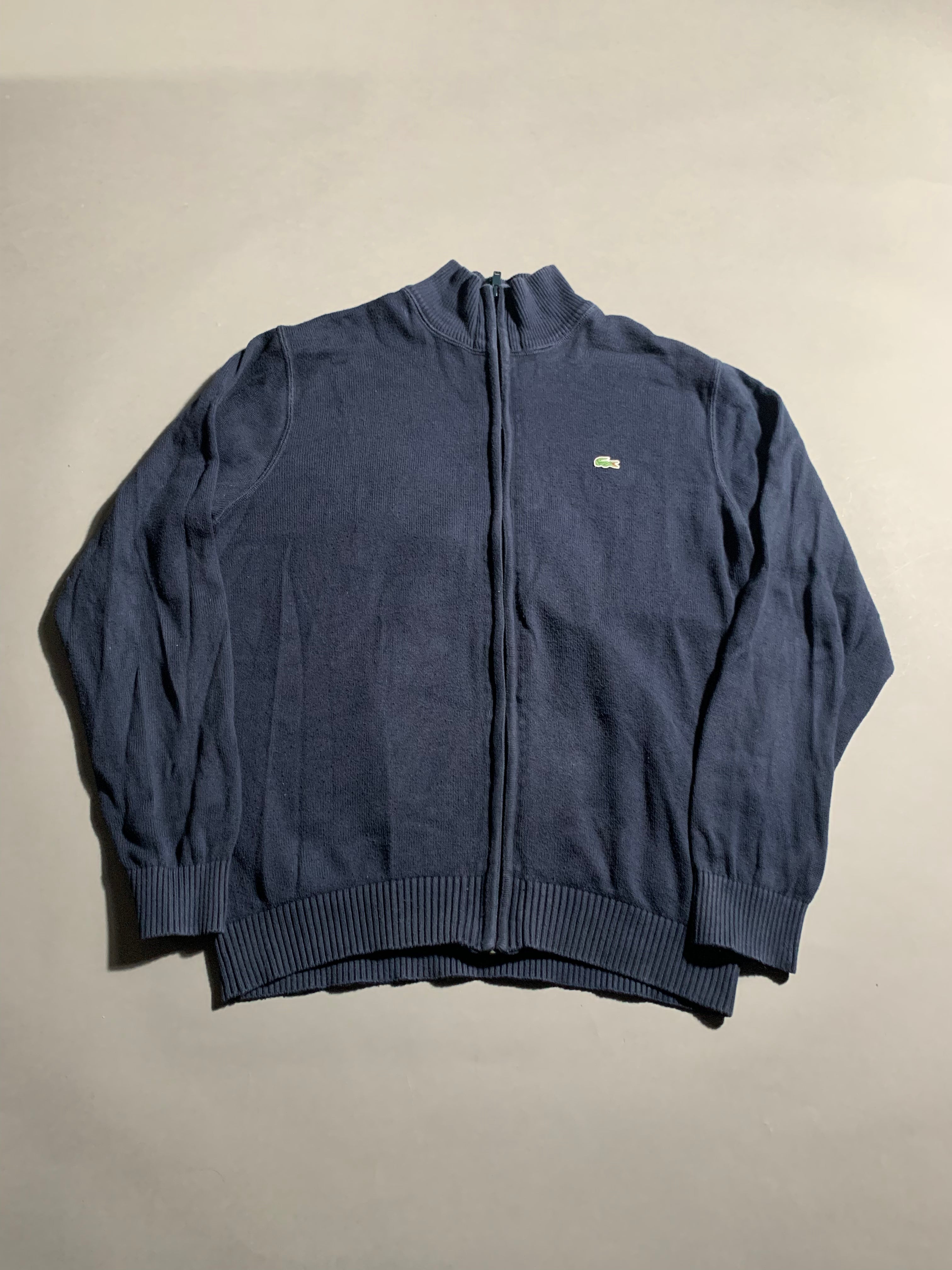 Lacoste Vintage Y2K Zip Sweat Jacket M Mens