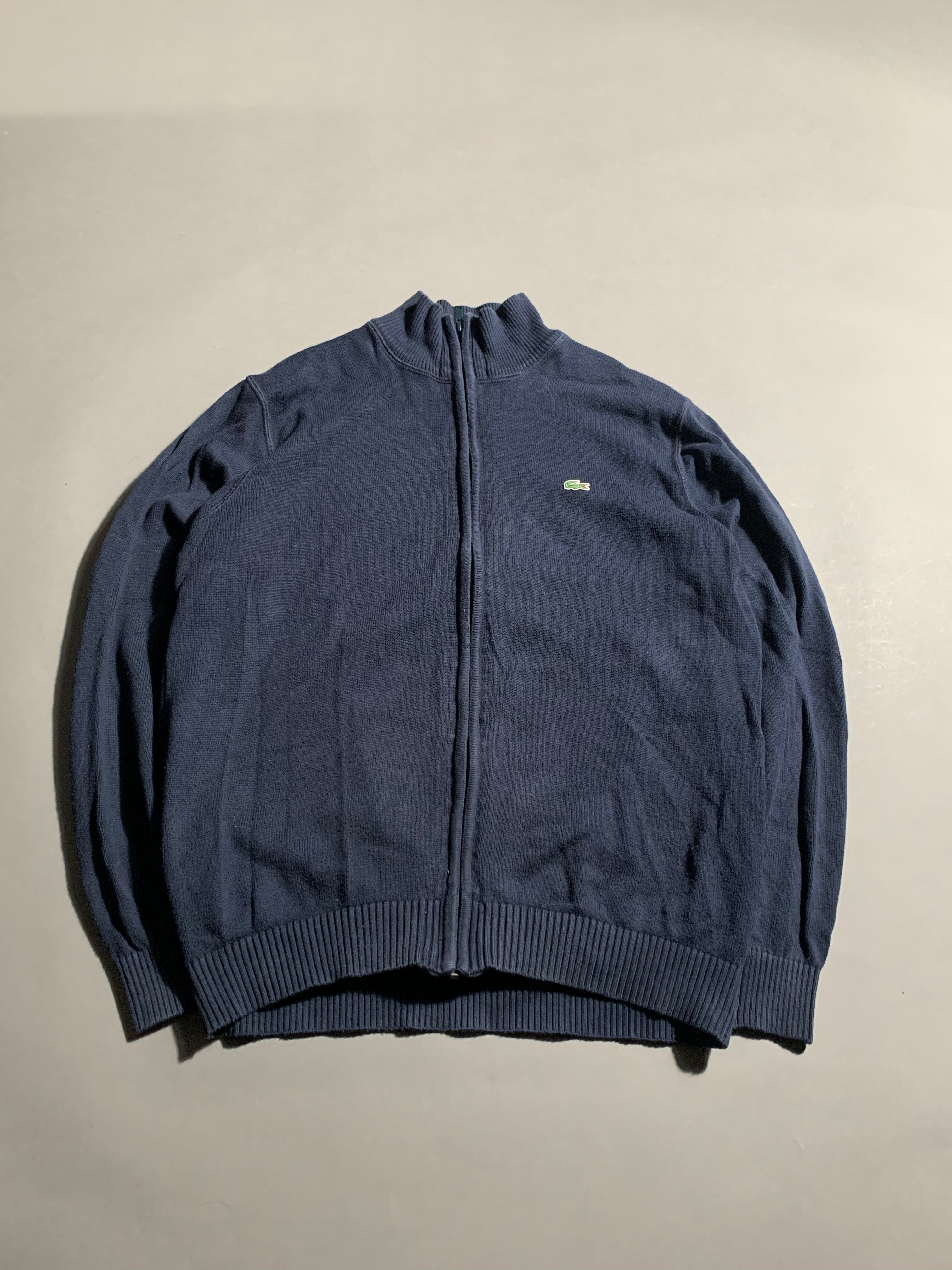 Lacoste Vintage Y2K Zip Sweat Jacket M Mens