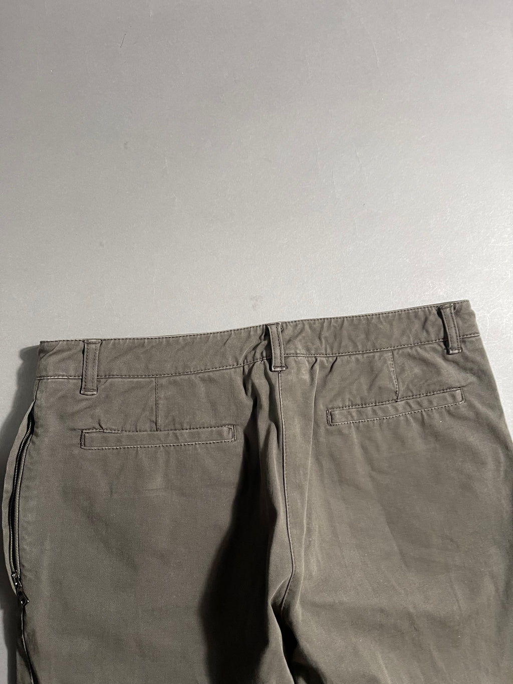 Prada Vintage Y2K Straight Leg Flared Jeans M Unisex M Womens Khaki