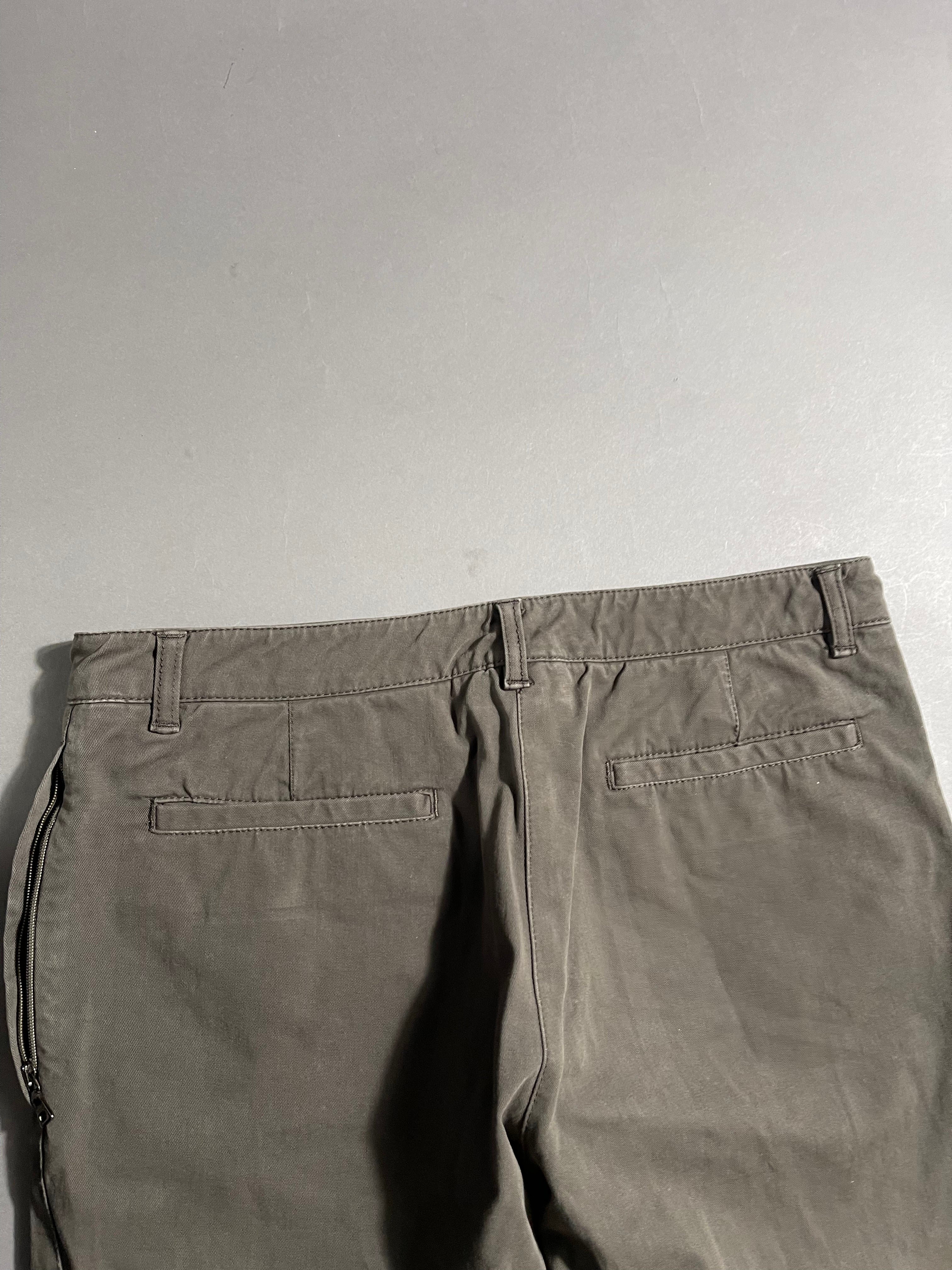 Prada Vintage Y2K Straight Leg Flared Jeans M Unisex M Womens Khaki