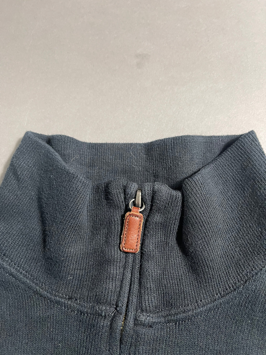 Polo Ralph Lauren Vintage Y2K Sweatshirt Zip 1/4 Knit L Mens