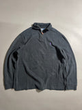 Polo Ralph Lauren Vintage Y2K Sweatshirt Zip 1/4 Knit L Mens
