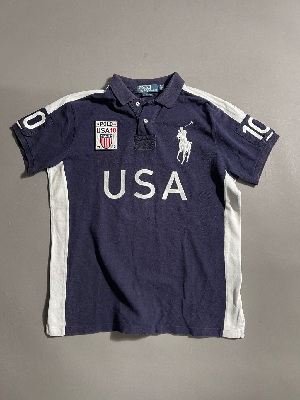Polo Ralph Lauren x USA Y2K Polo Shirt L Mens