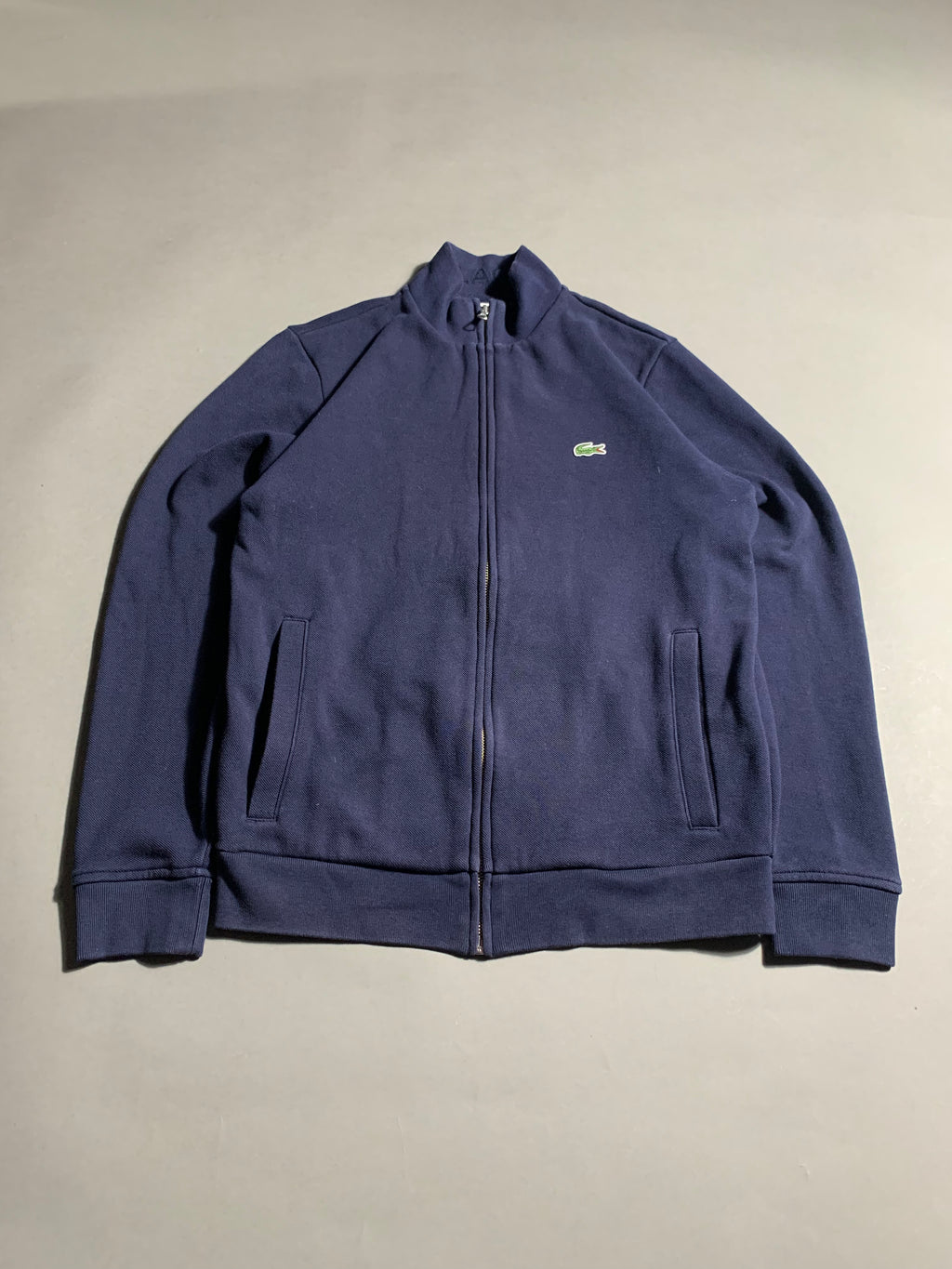 Lacoste Vintage Y2K Zip Sweat Jacket M Mens