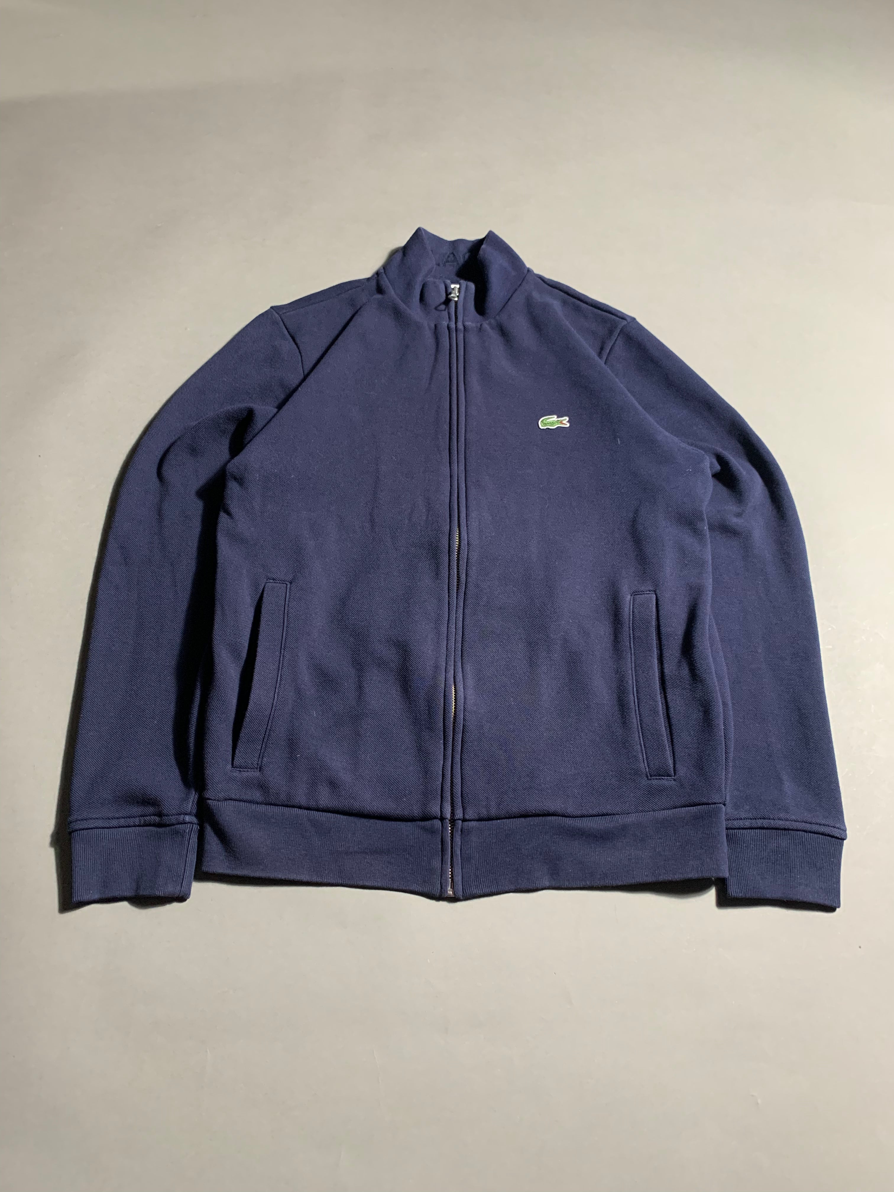 Lacoste Vintage Y2K Zip Sweat Jacket M Mens