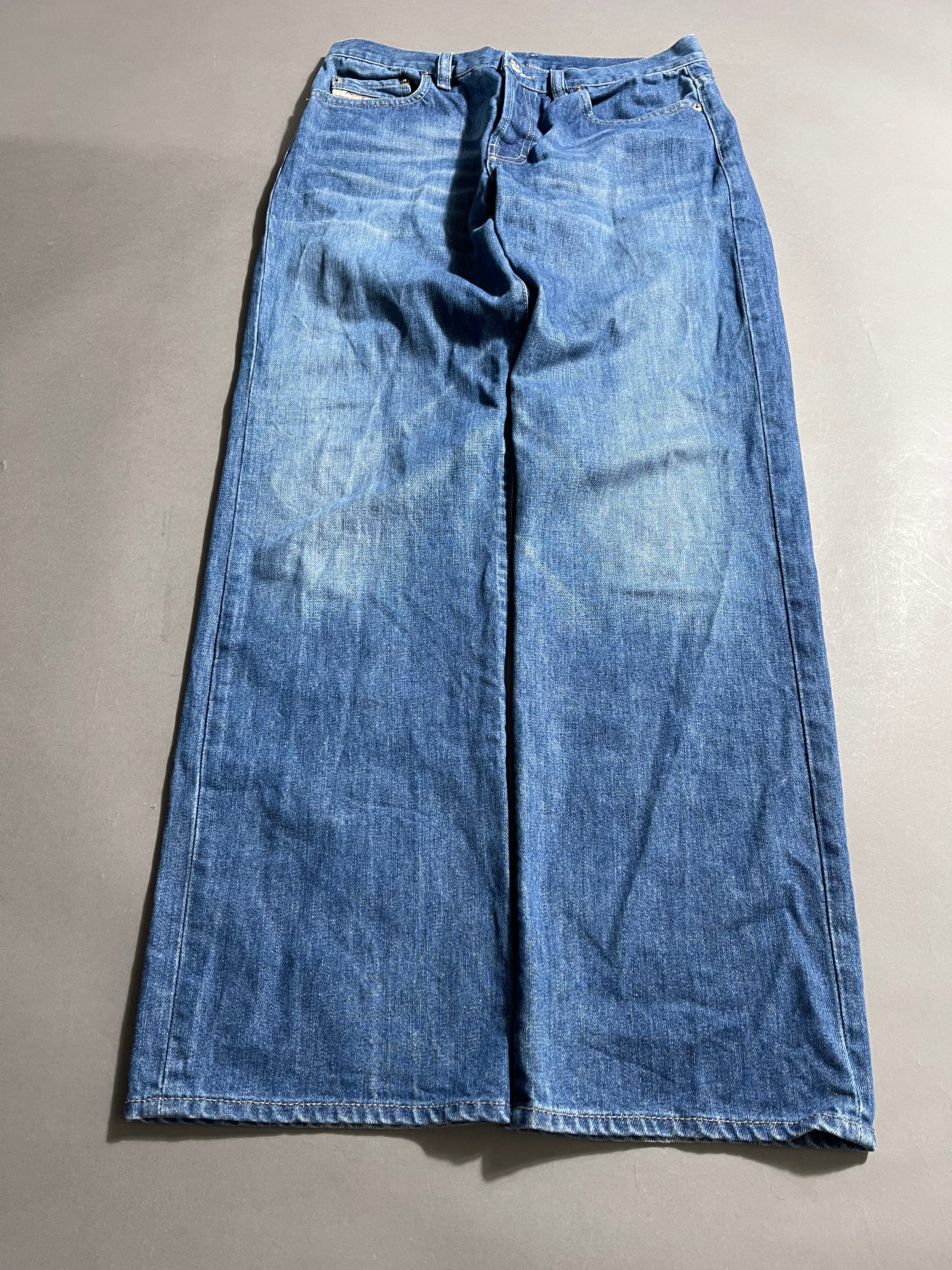 Diesel Jeans Vintage Y2K Straight Leg Baggy Jeans M Mens