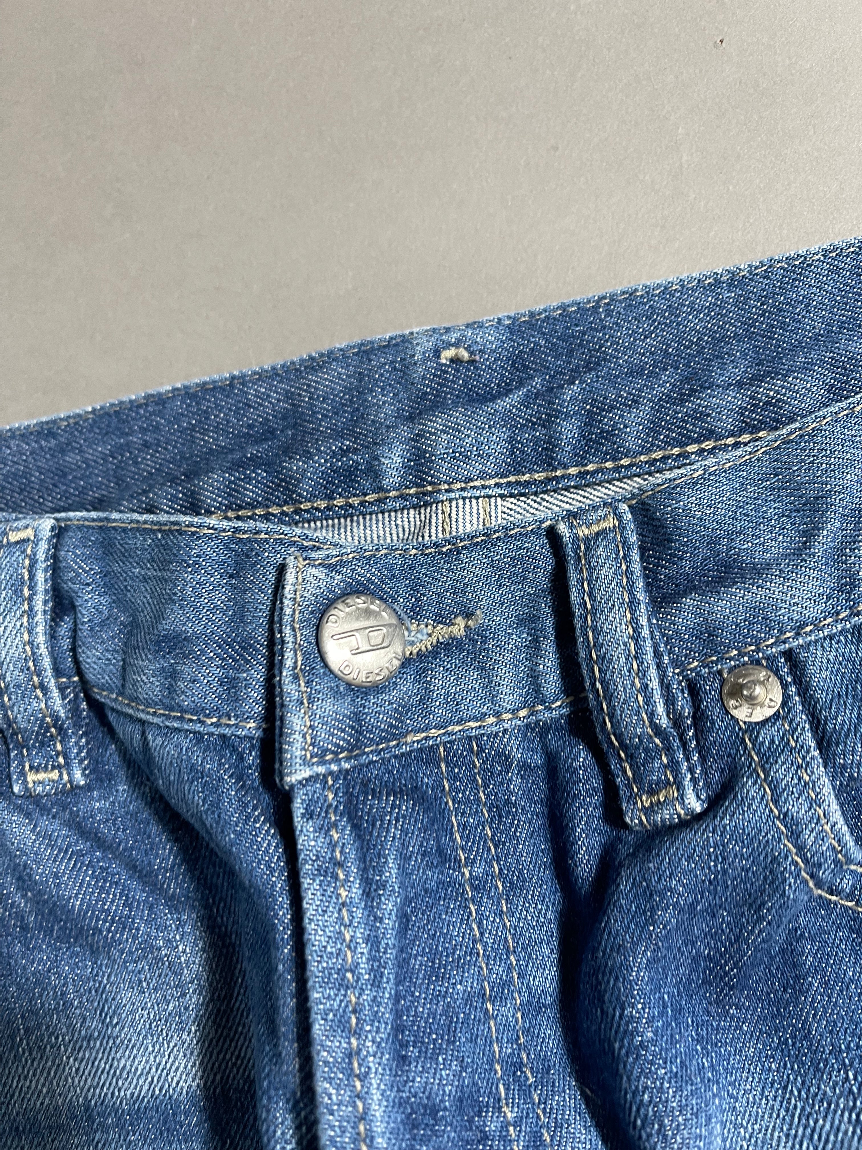 Diesel Jeans Vintage Y2K Straight Leg Baggy Jeans M Mens