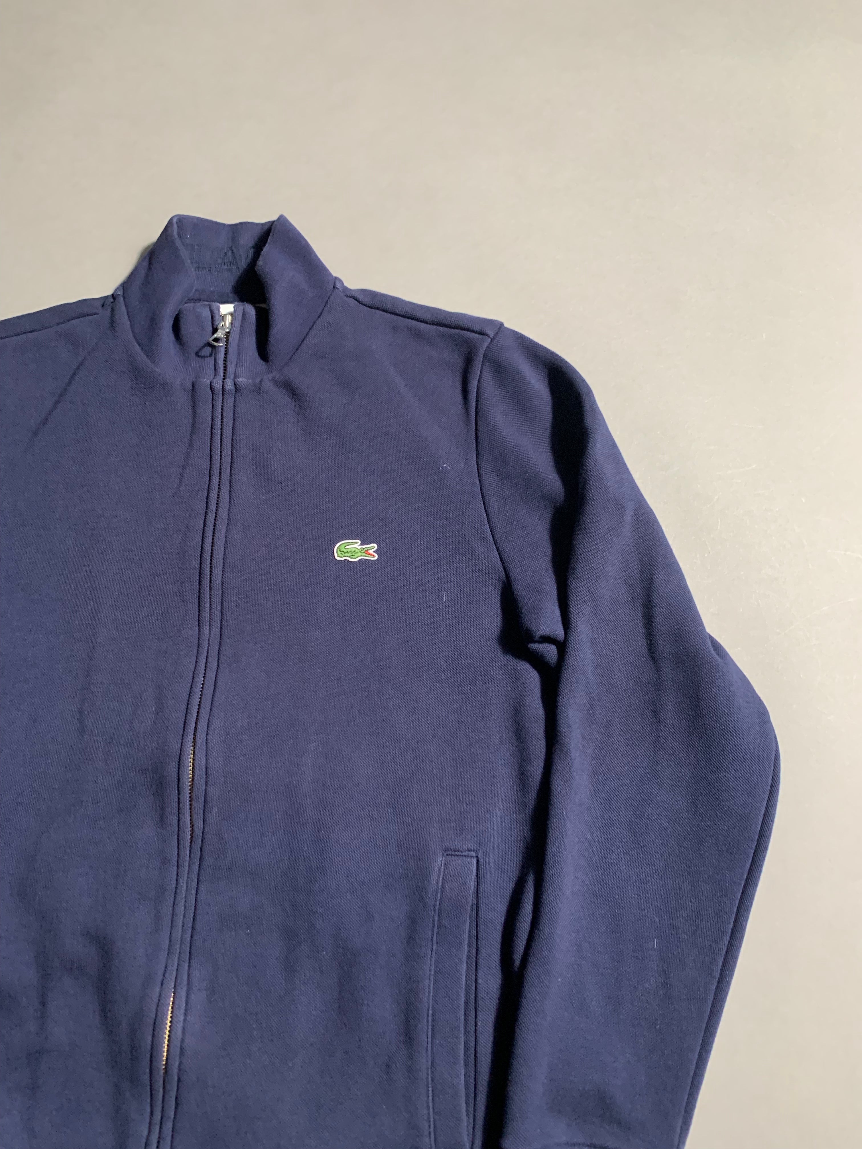 Lacoste Vintage Y2K Zip Sweat Jacket M Mens