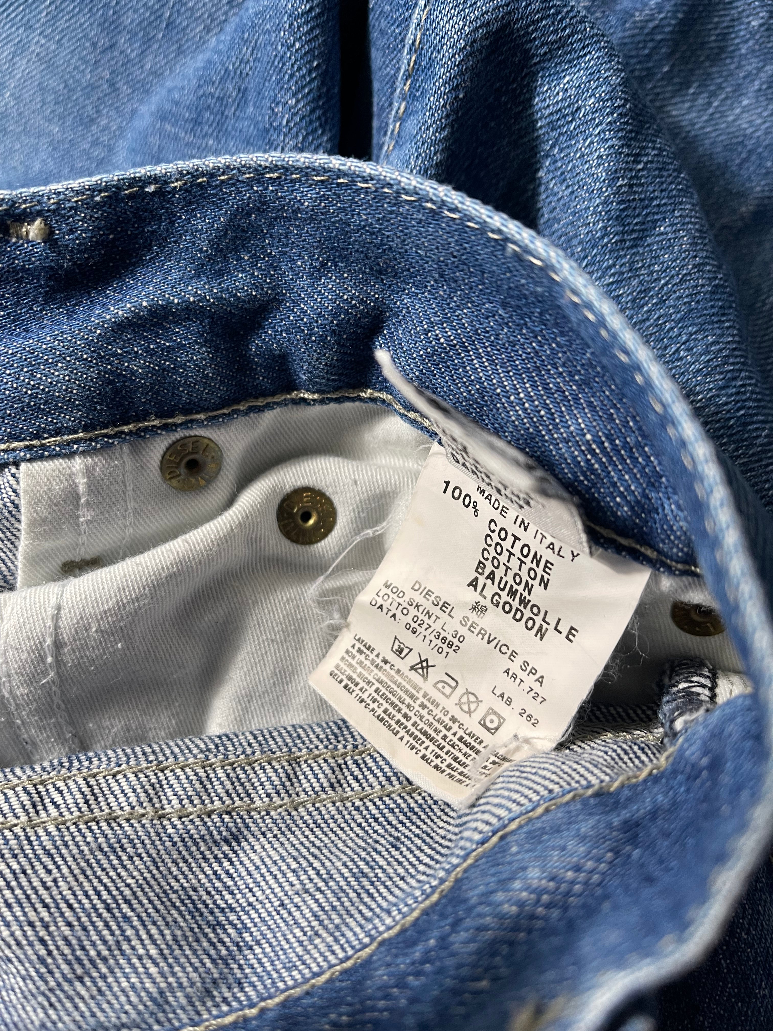 Diesel Jeans Vintage Y2K Straight Leg Baggy Jeans M Mens