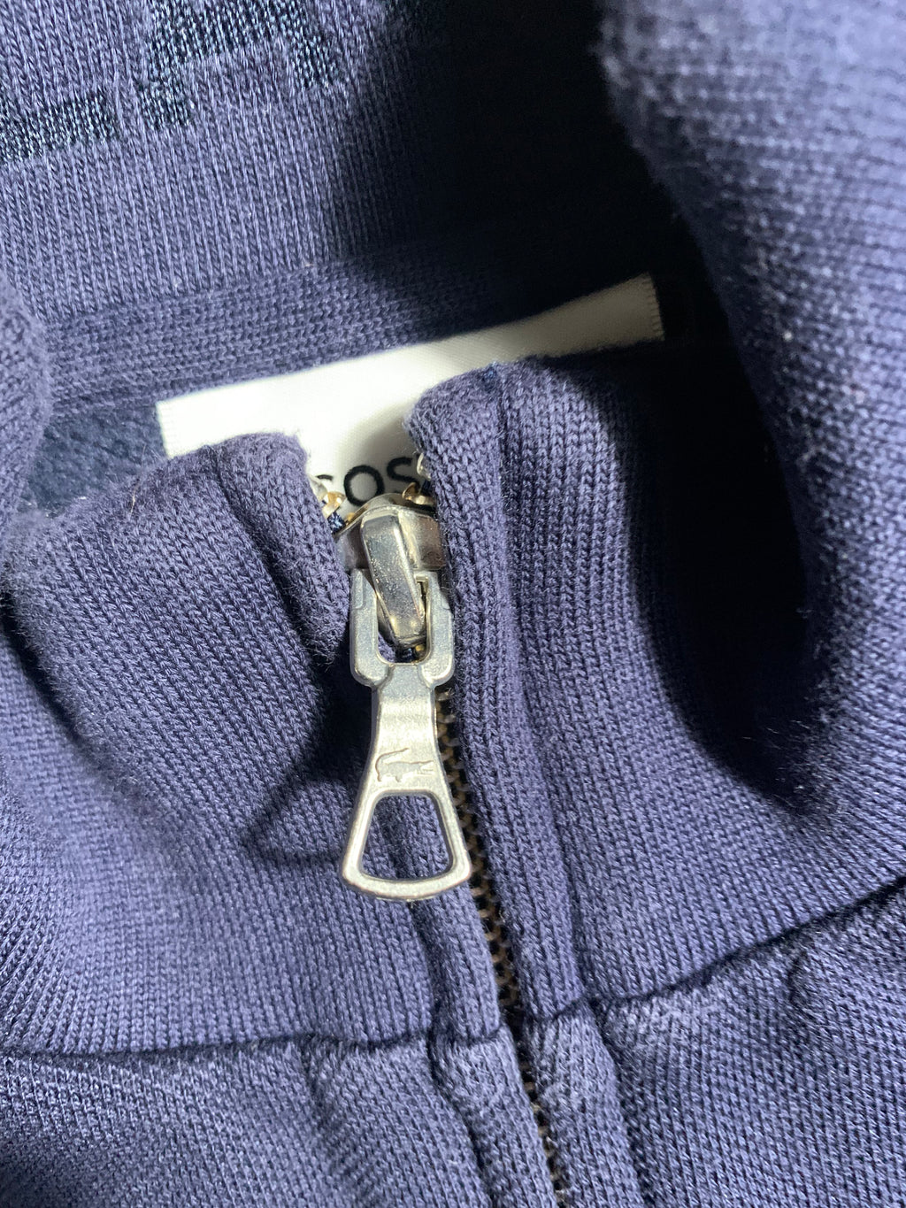 Lacoste Vintage Y2K Zip Sweat Jacket M Mens
