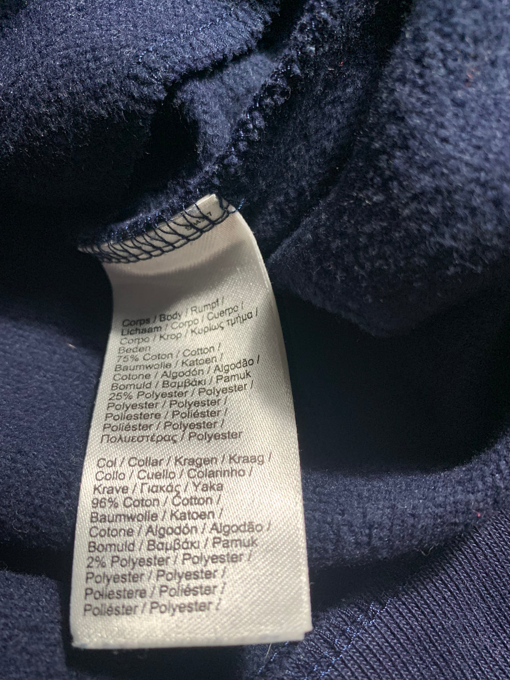 Lacoste Vintage Y2K Zip Sweat Jacket M Mens
