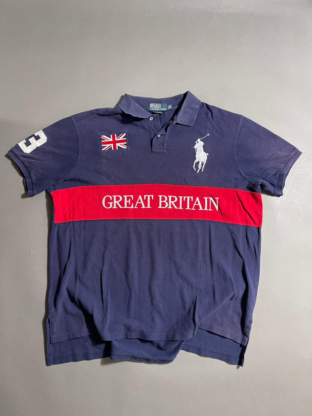 Polo Ralph Lauren x Great Britain Y2K Polo Shirt XL Mens
