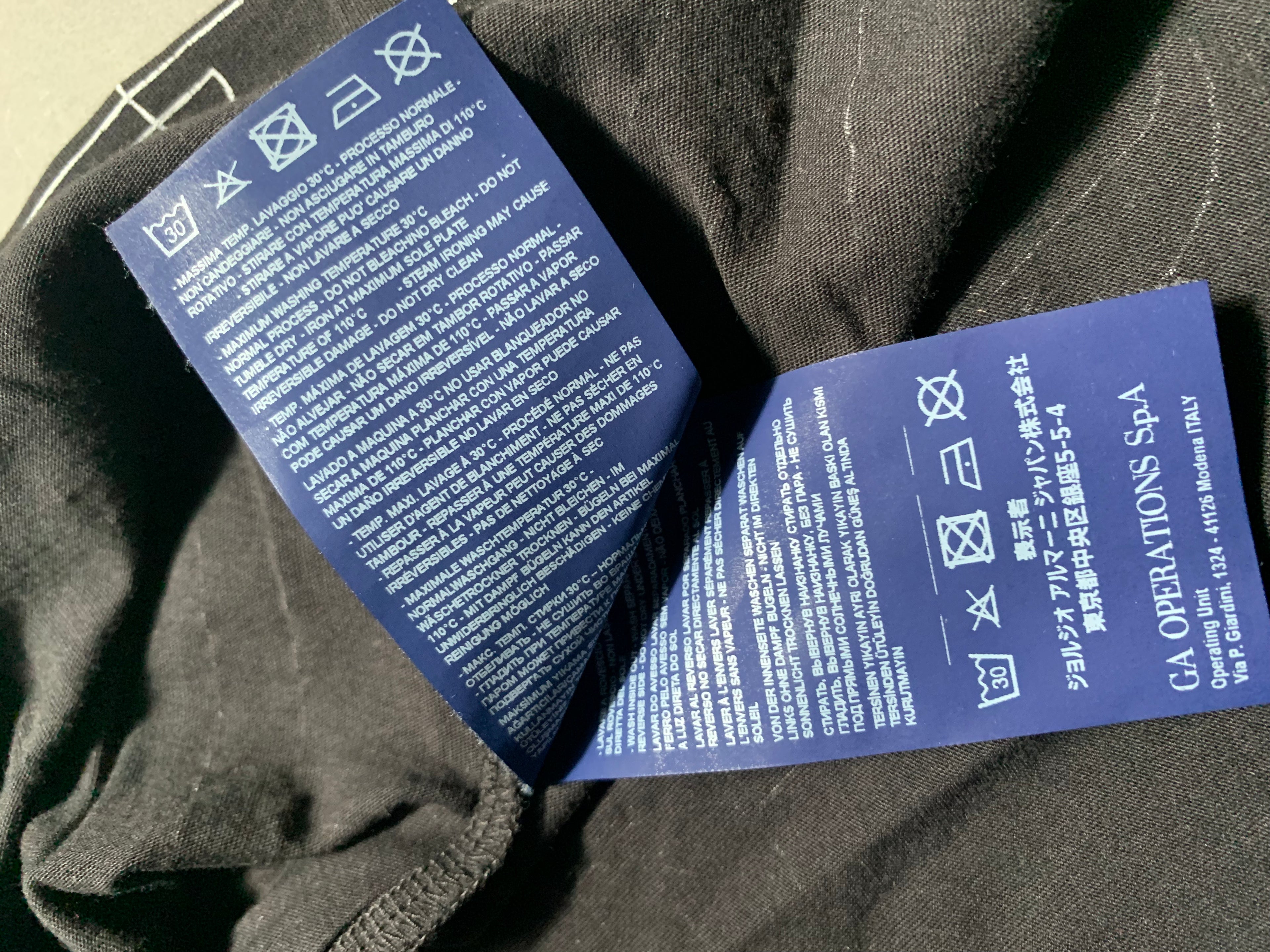 Armani Jeans Vintage Y2K T' M Mens