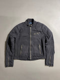 Polo Ralph Lauren Vintage Y2K Racer Biker Utility Jacket M Womens