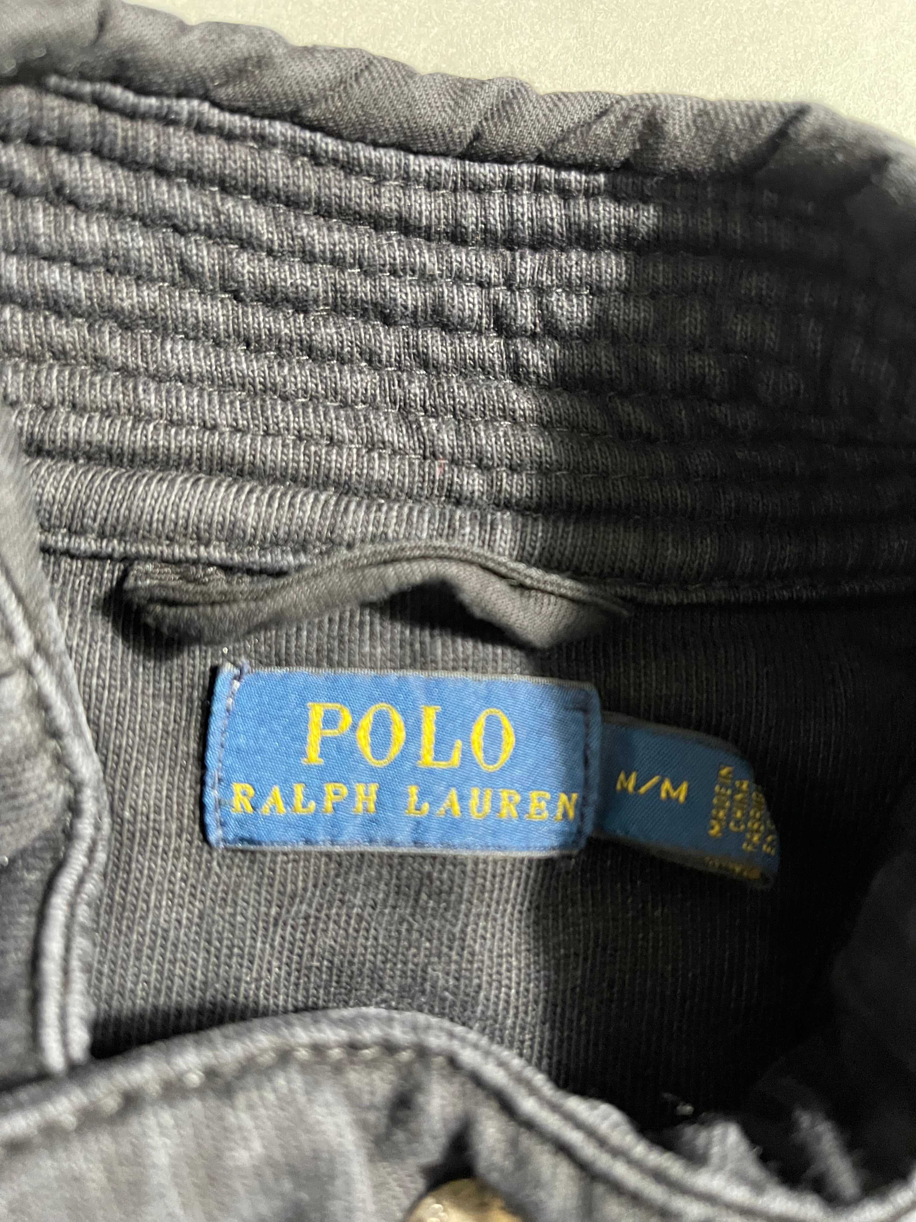 Polo Ralph Lauren Vintage Y2K Racer Biker Utility Jacket M Womens