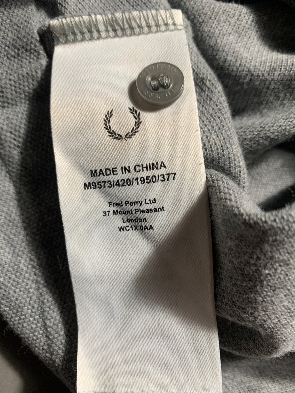 Fred Perry Vintage Y2K Polo Shirt M Mens