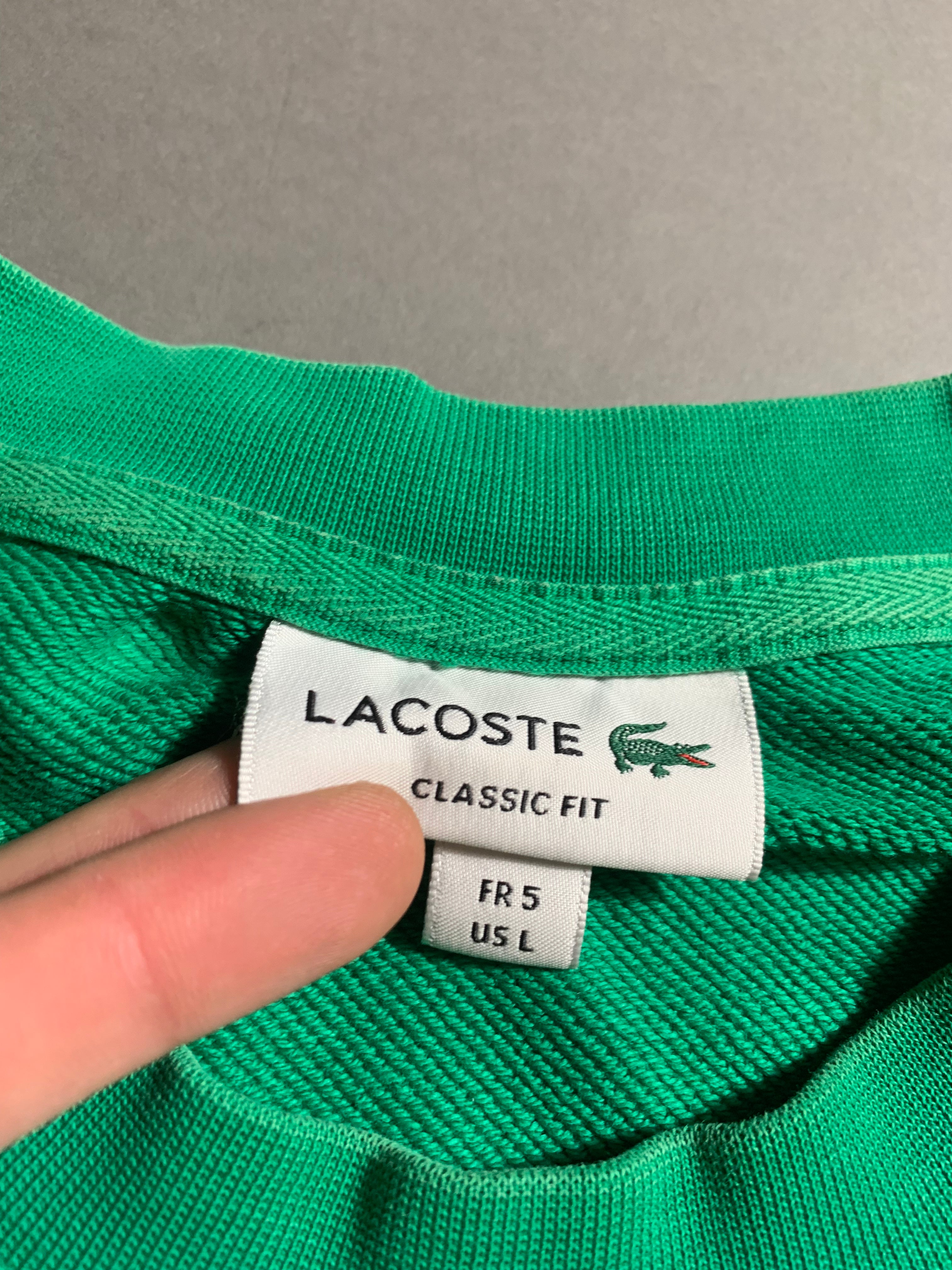 Lacoste Vintage Y2K Sweatshirt Knit L Mens