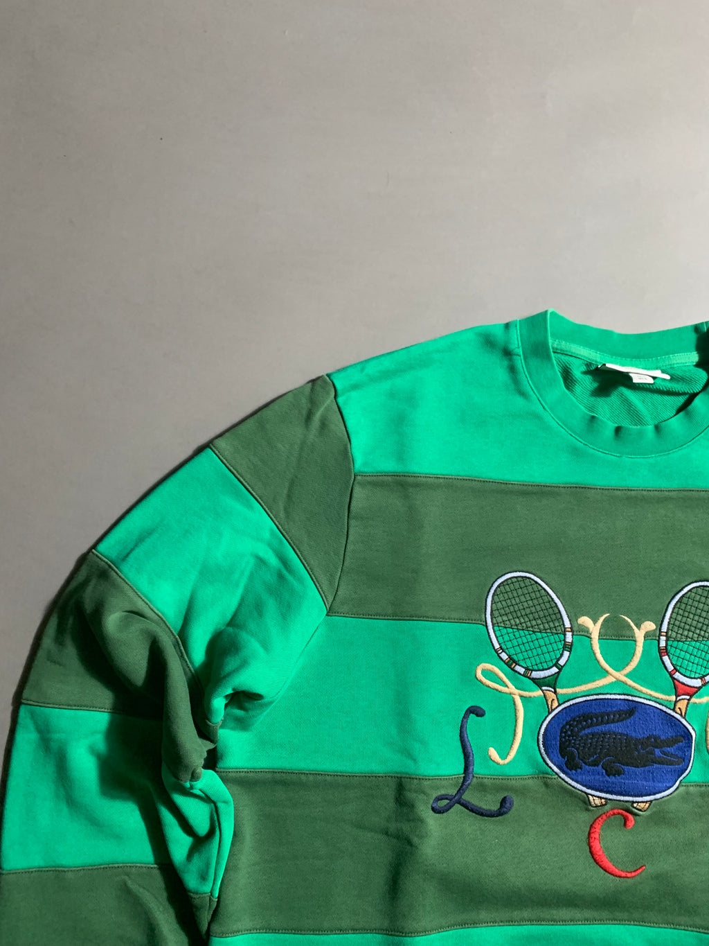 Lacoste Vintage Y2K Sweatshirt Knit L Mens