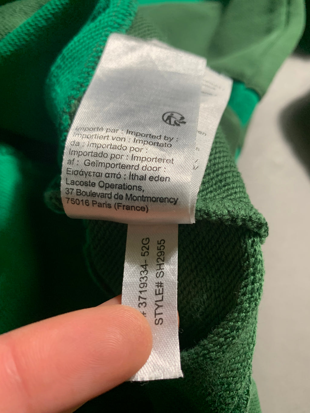 Lacoste Vintage Y2K Sweatshirt Knit L Mens