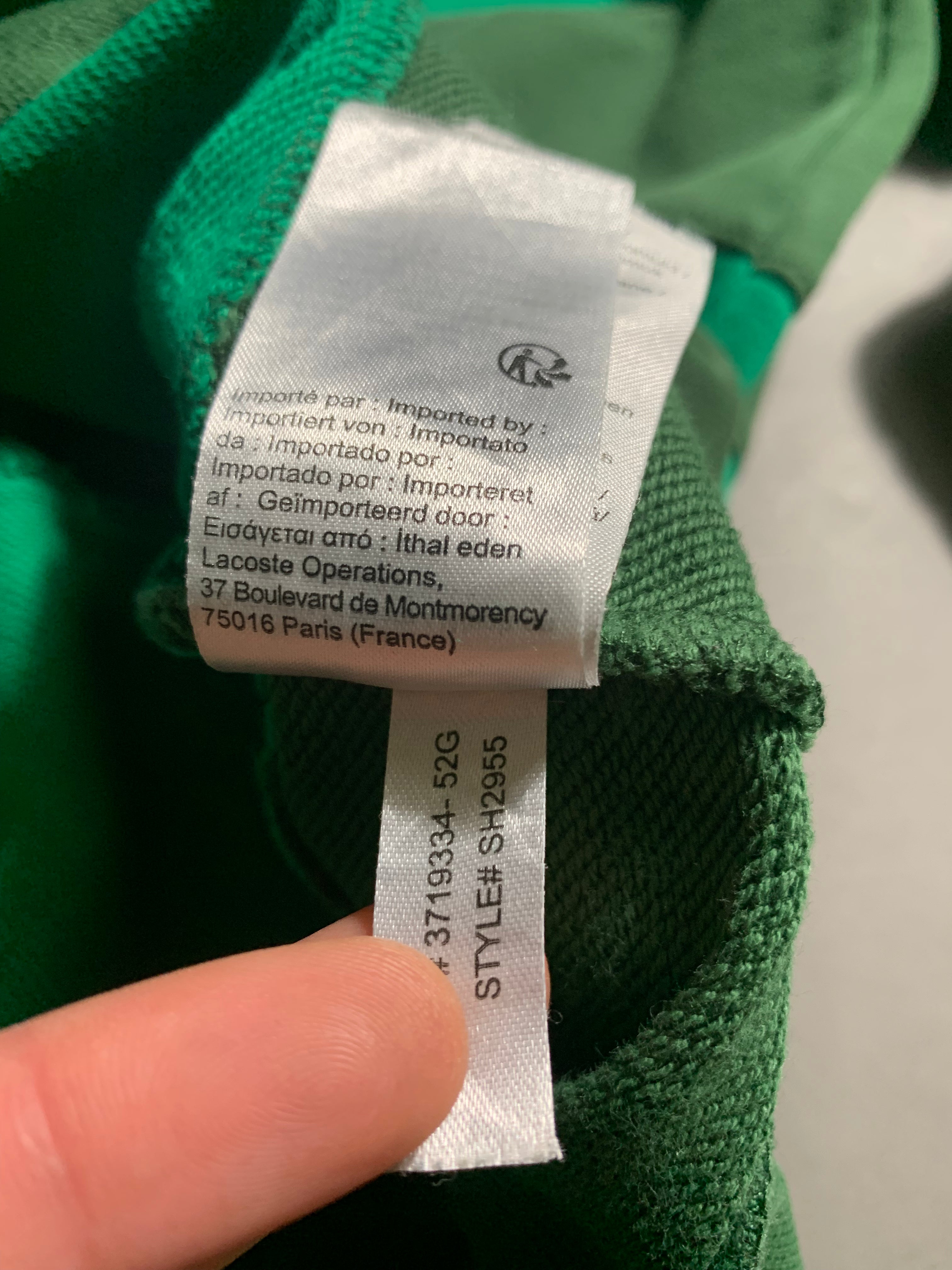 Lacoste Vintage Y2K Sweatshirt Knit L Mens