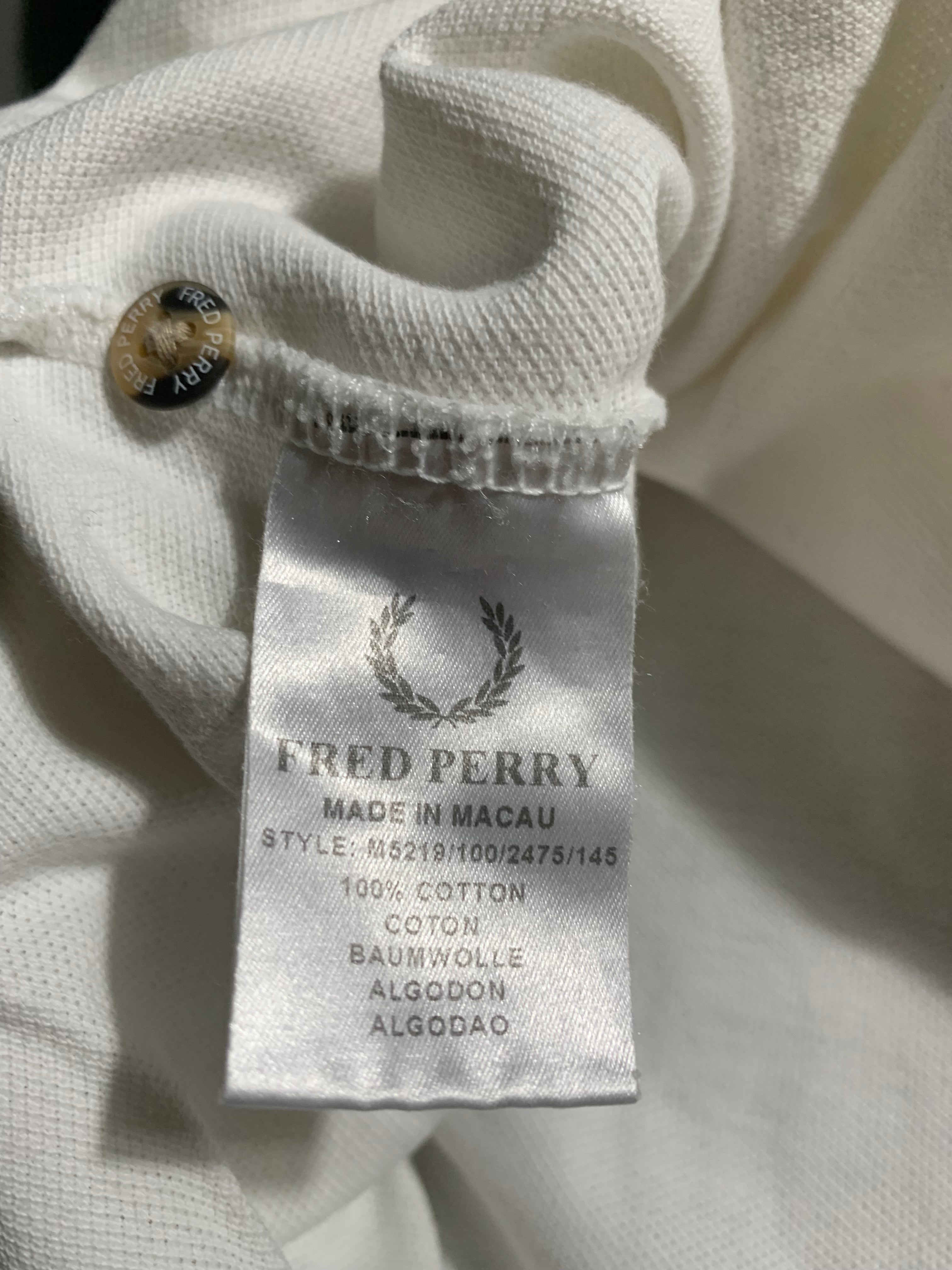 Fred Perry Vintage Y2K Polo Shirt L Mens