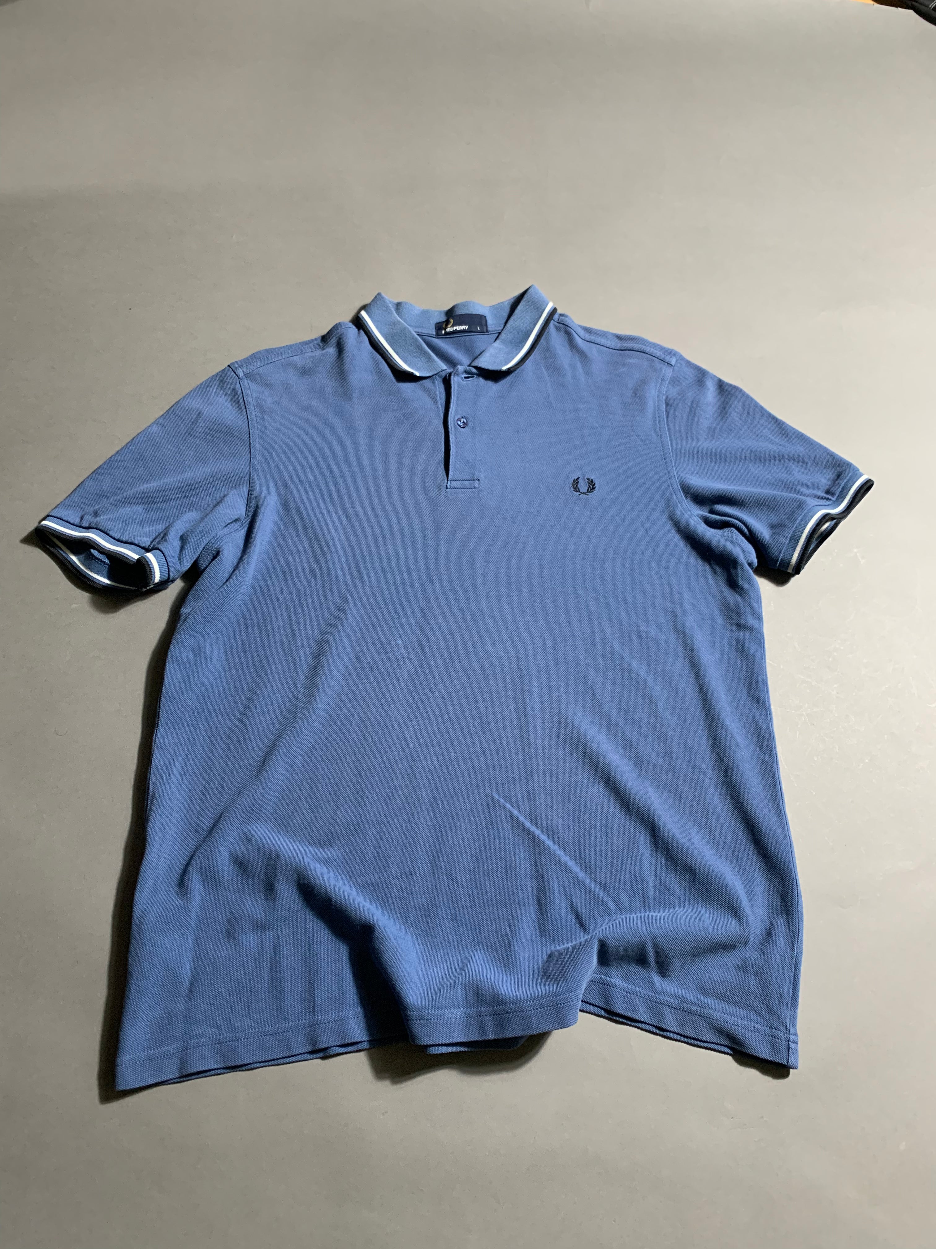 Fred Perry Vintage Y2K Polo Shirt L Mens
