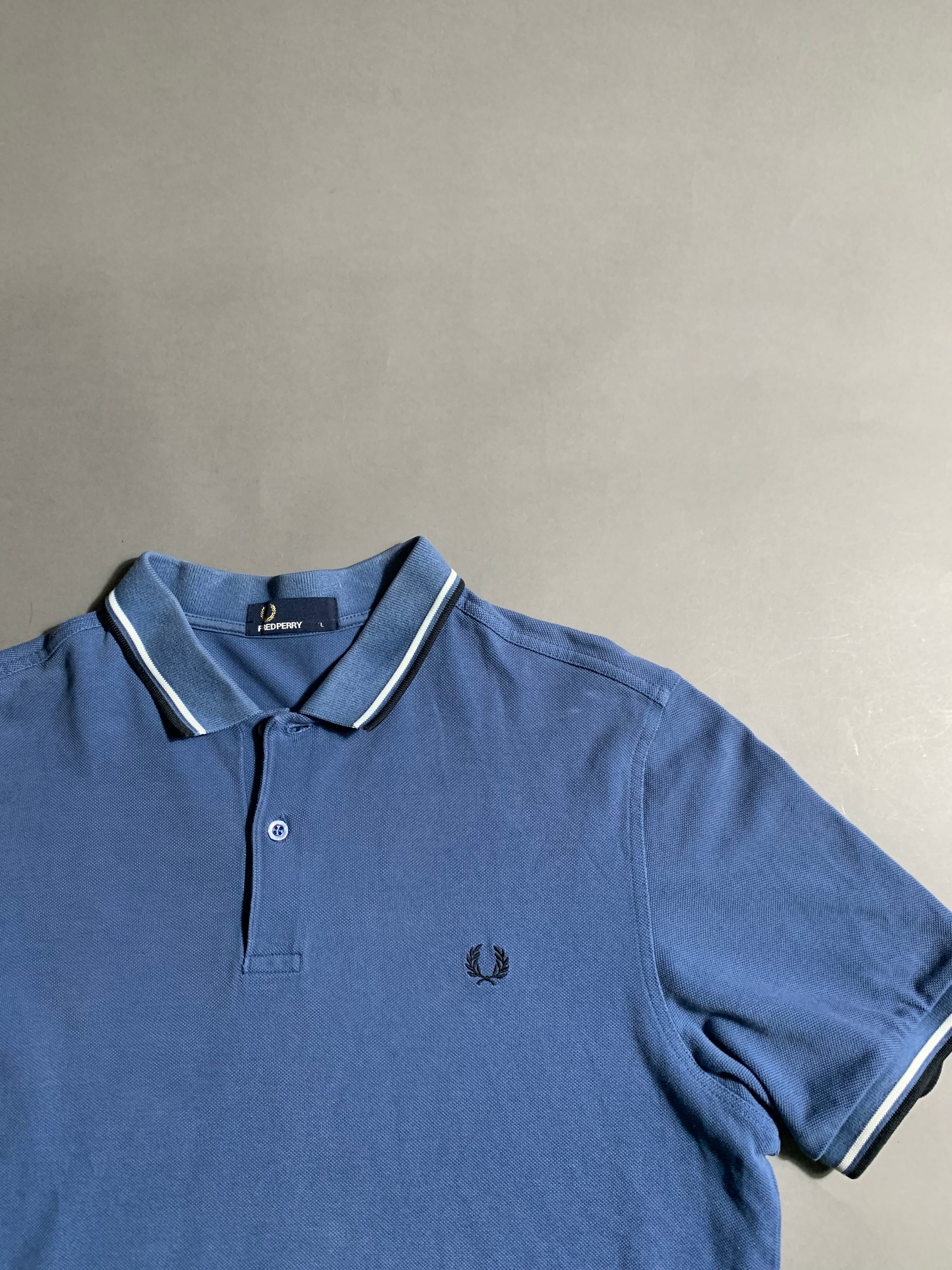 Fred Perry Vintage Y2K Polo Shirt L Mens