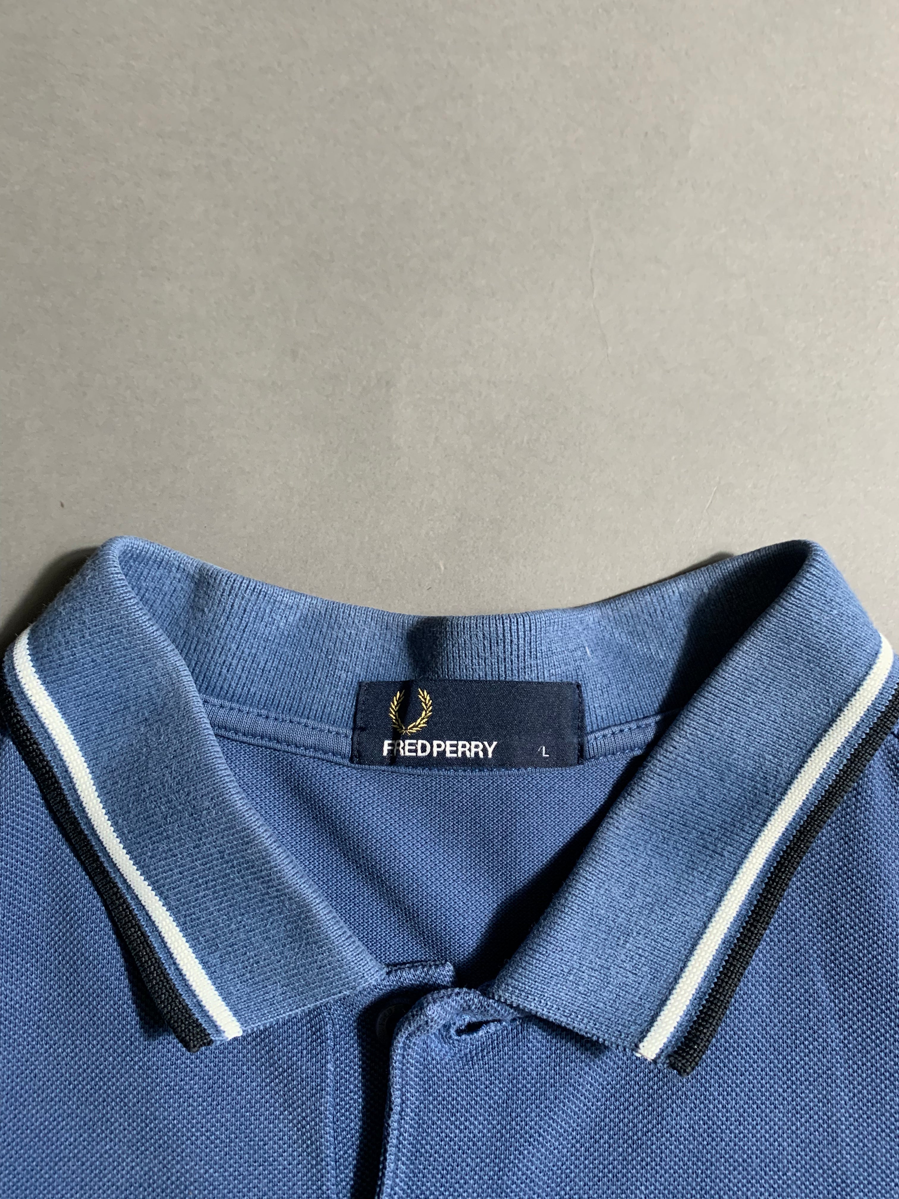 Fred Perry Vintage Y2K Polo Shirt L Mens