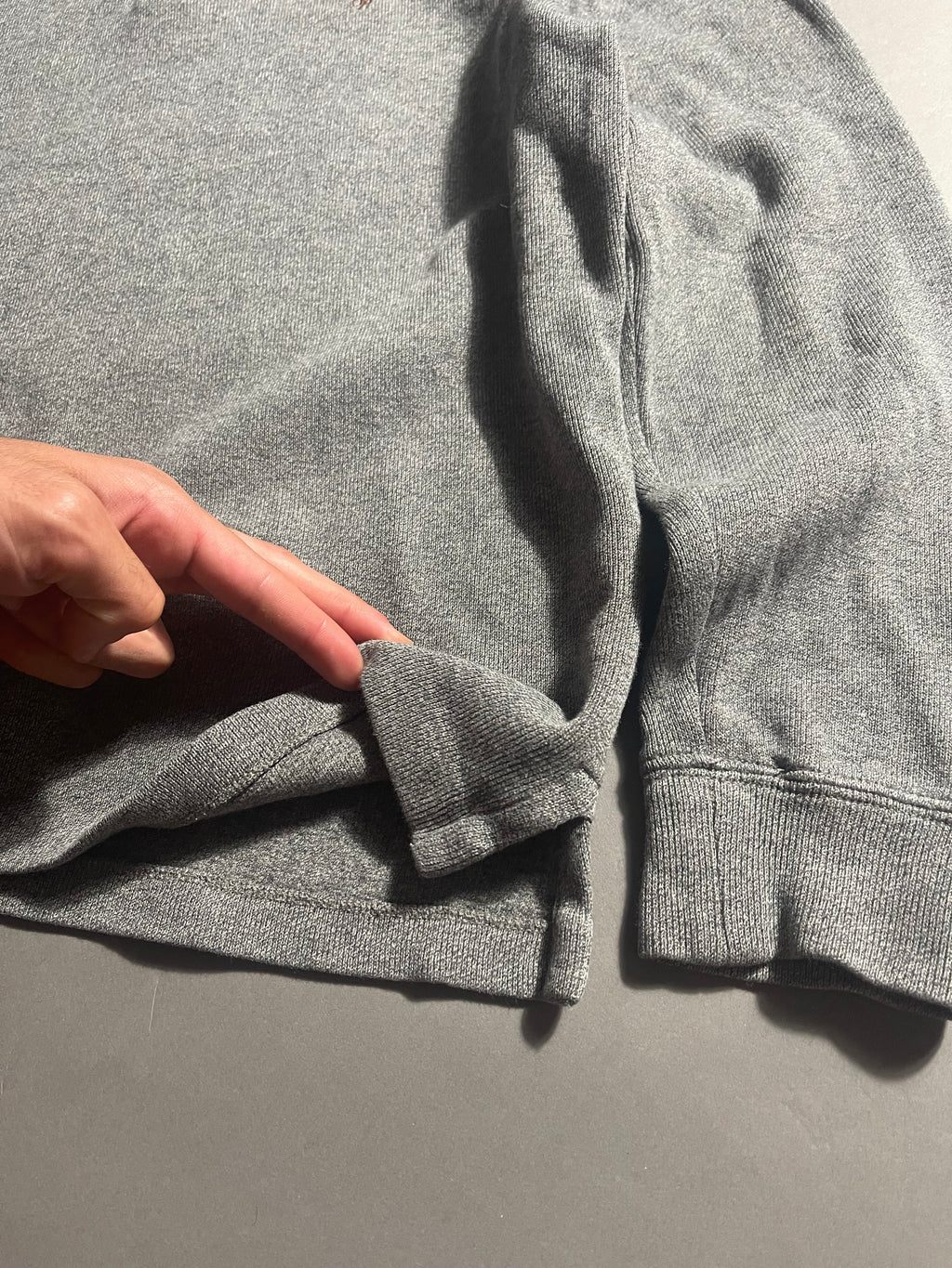 Polo Ralph Lauren Vintage Y2K Sweatshirt Zip 1/4 Knit S Mens
