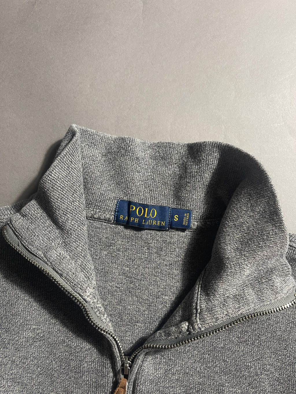 Polo Ralph Lauren Vintage Y2K Sweatshirt Zip 1/4 Knit S Mens