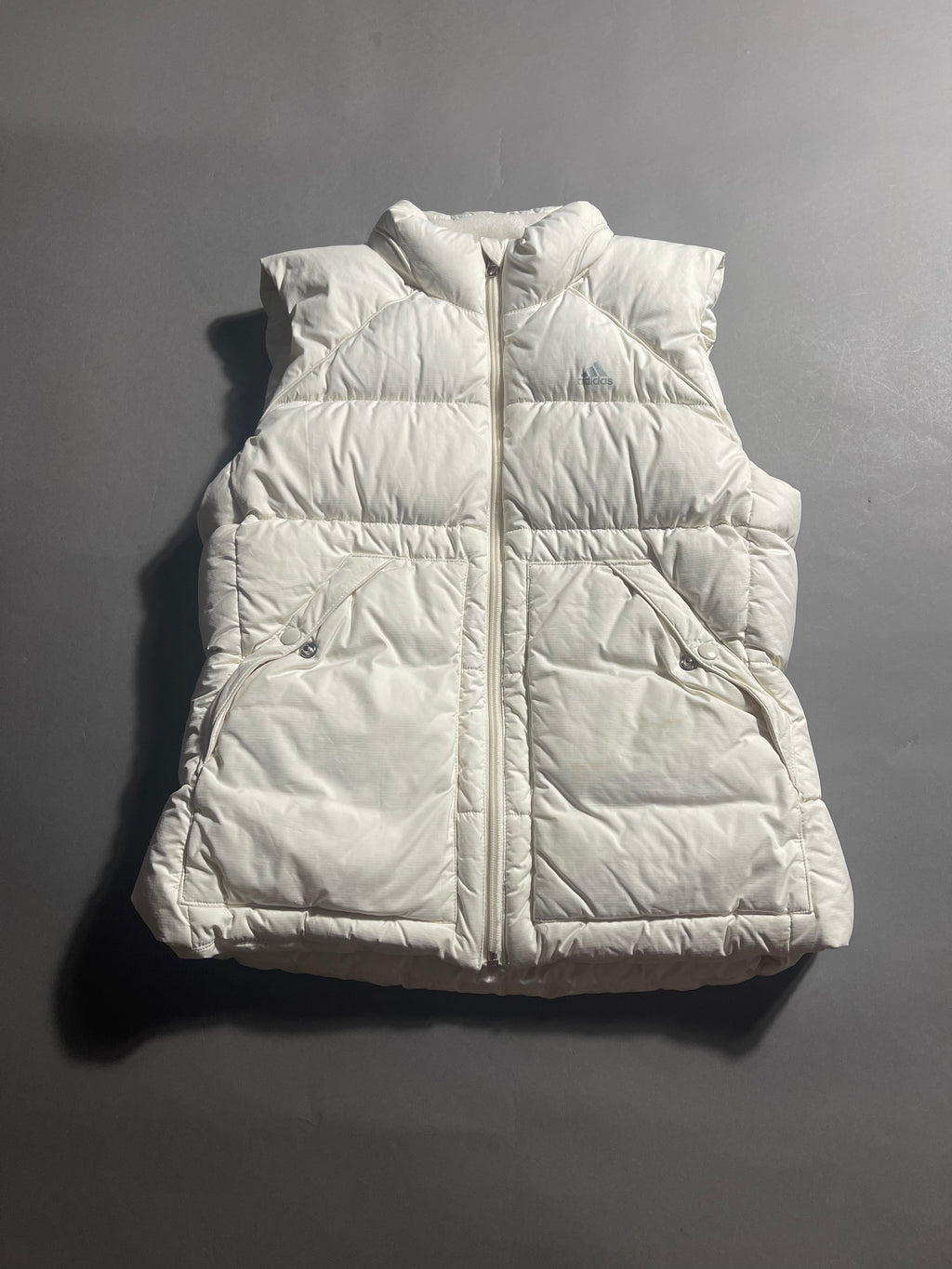 Adidas Vintage Y2K Vest Puffer Gilet Jacket M Womens