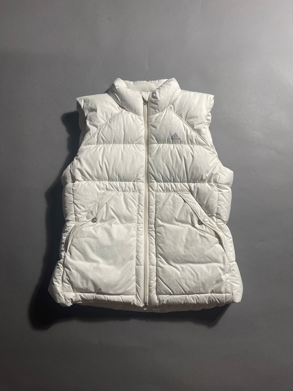 Adidas Vintage Y2K Vest Puffer Gilet Jacket M Womens