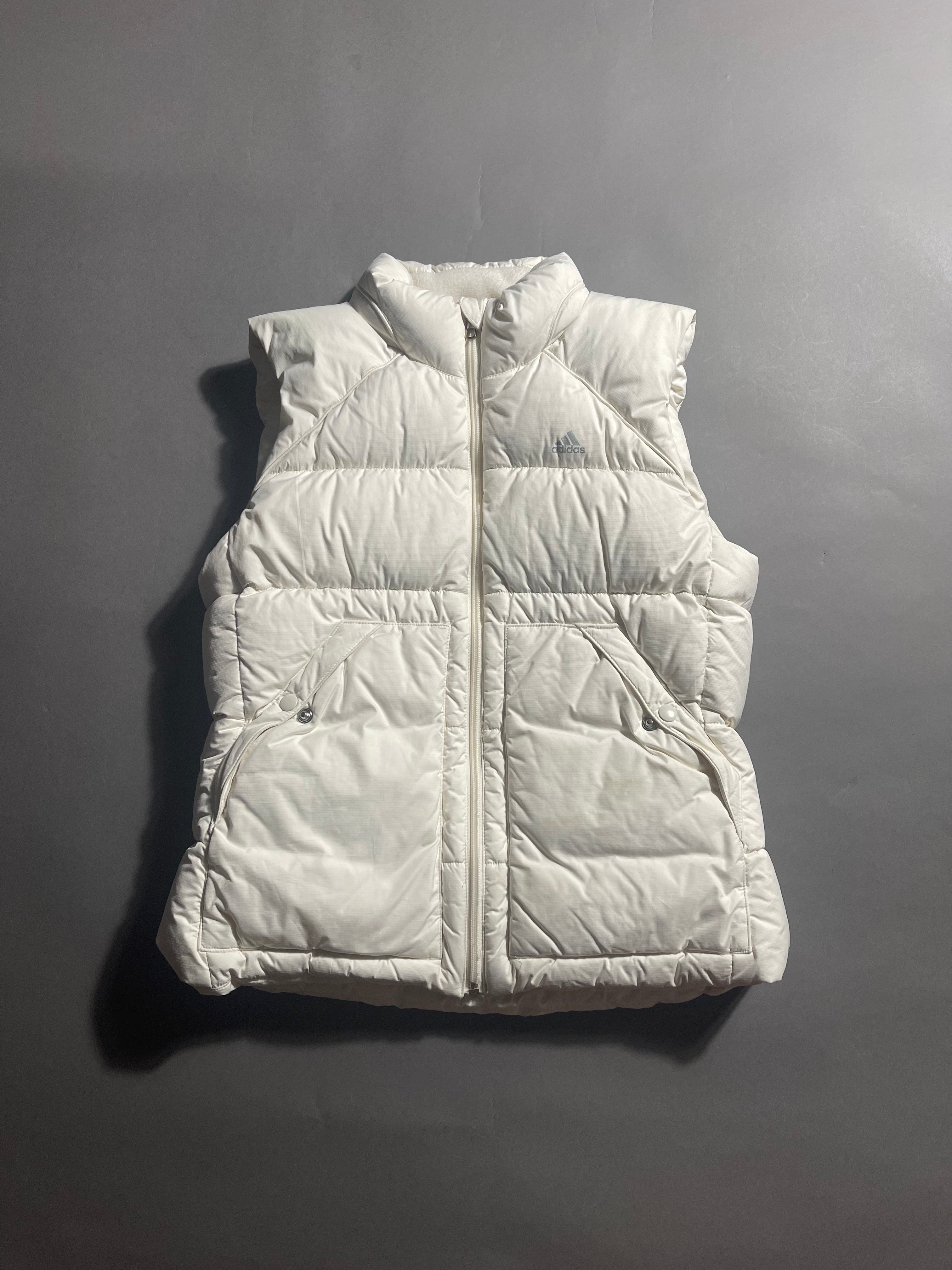 Adidas Vintage Y2K Vest Puffer Gilet Jacket M Womens