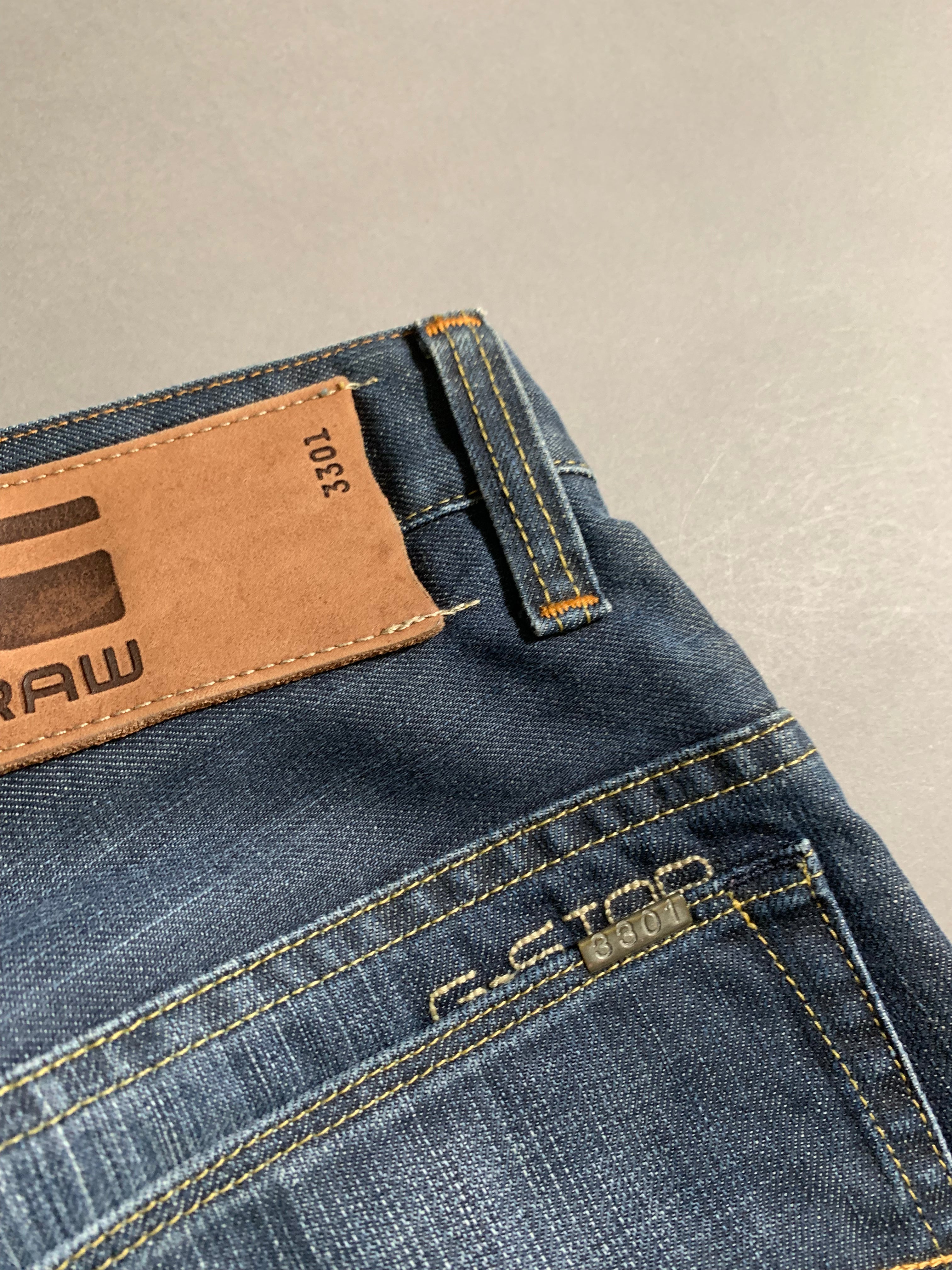 G-Star Raw Jeans Vintage Y2K Straight Leg Baggy Jeans M Mens