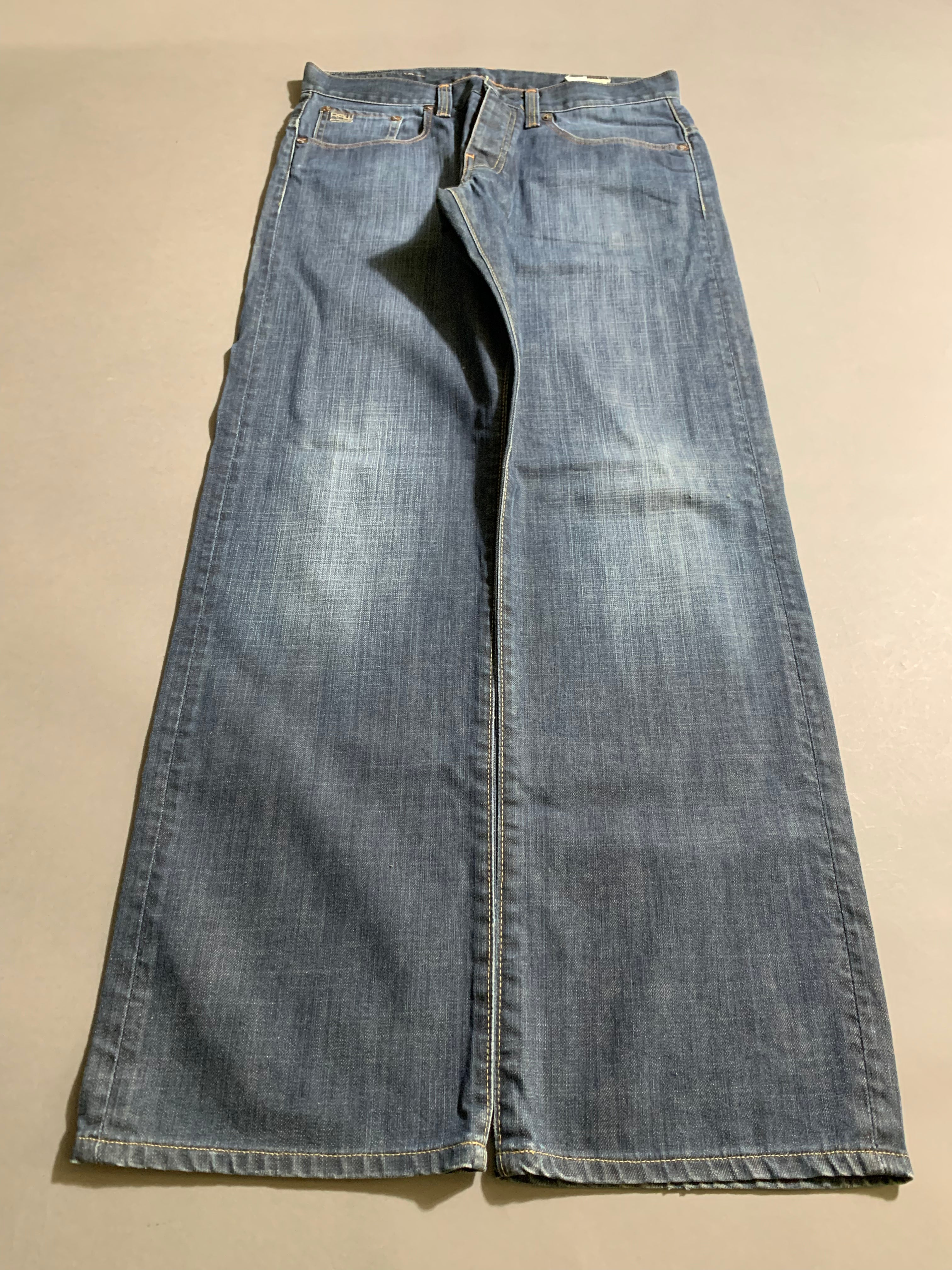 G-Star Raw Jeans Vintage Y2K Straight Leg Baggy Jeans M Mens