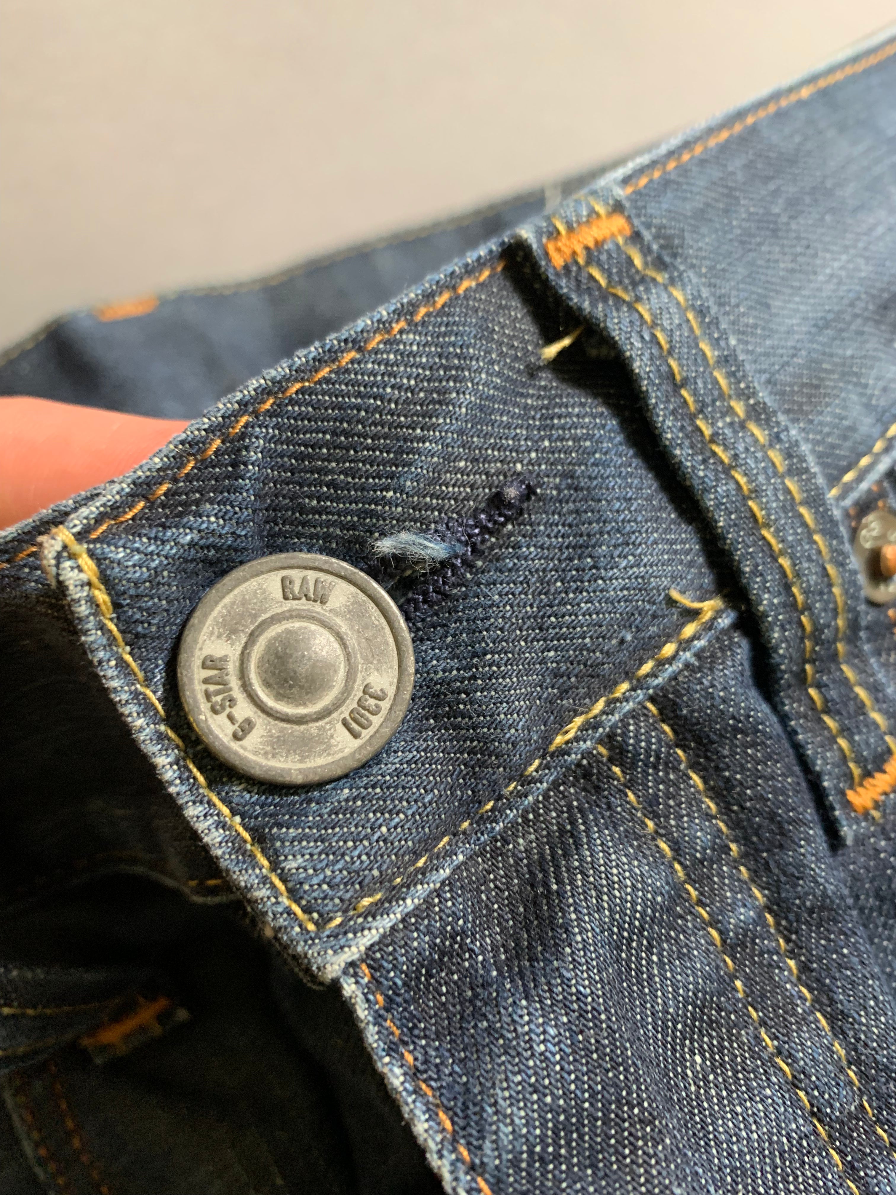 G-Star Raw Jeans Vintage Y2K Straight Leg Baggy Jeans M Mens